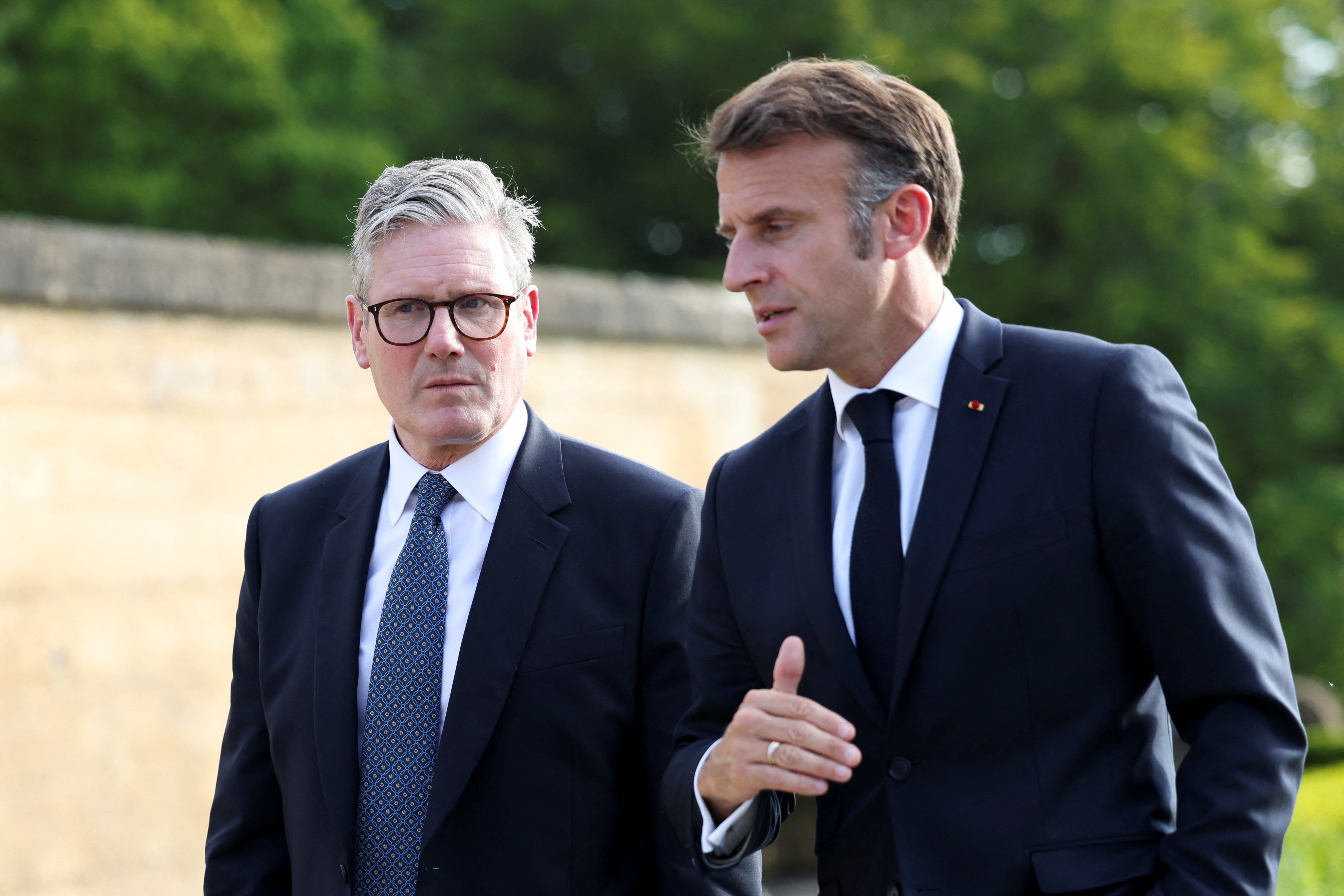 Prime Minister Sir Keir Starmer will meet President of France Emmanuel Macron (Hollie Adams/PA)