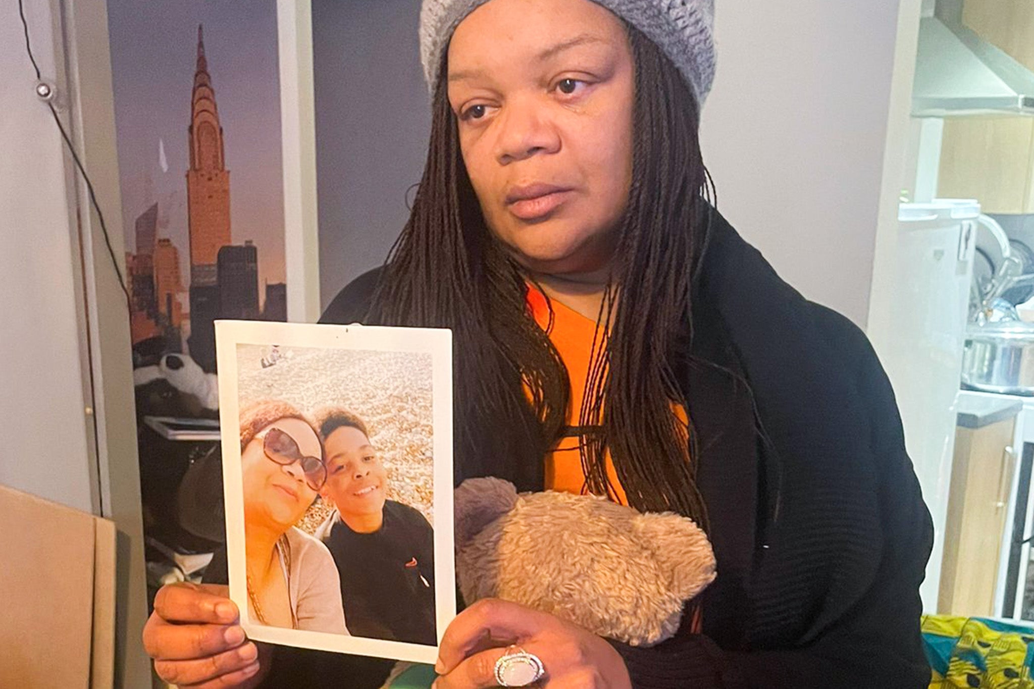 Marie Bokassa, the mother of Kelyan Bokassa who was killed in Woolwich