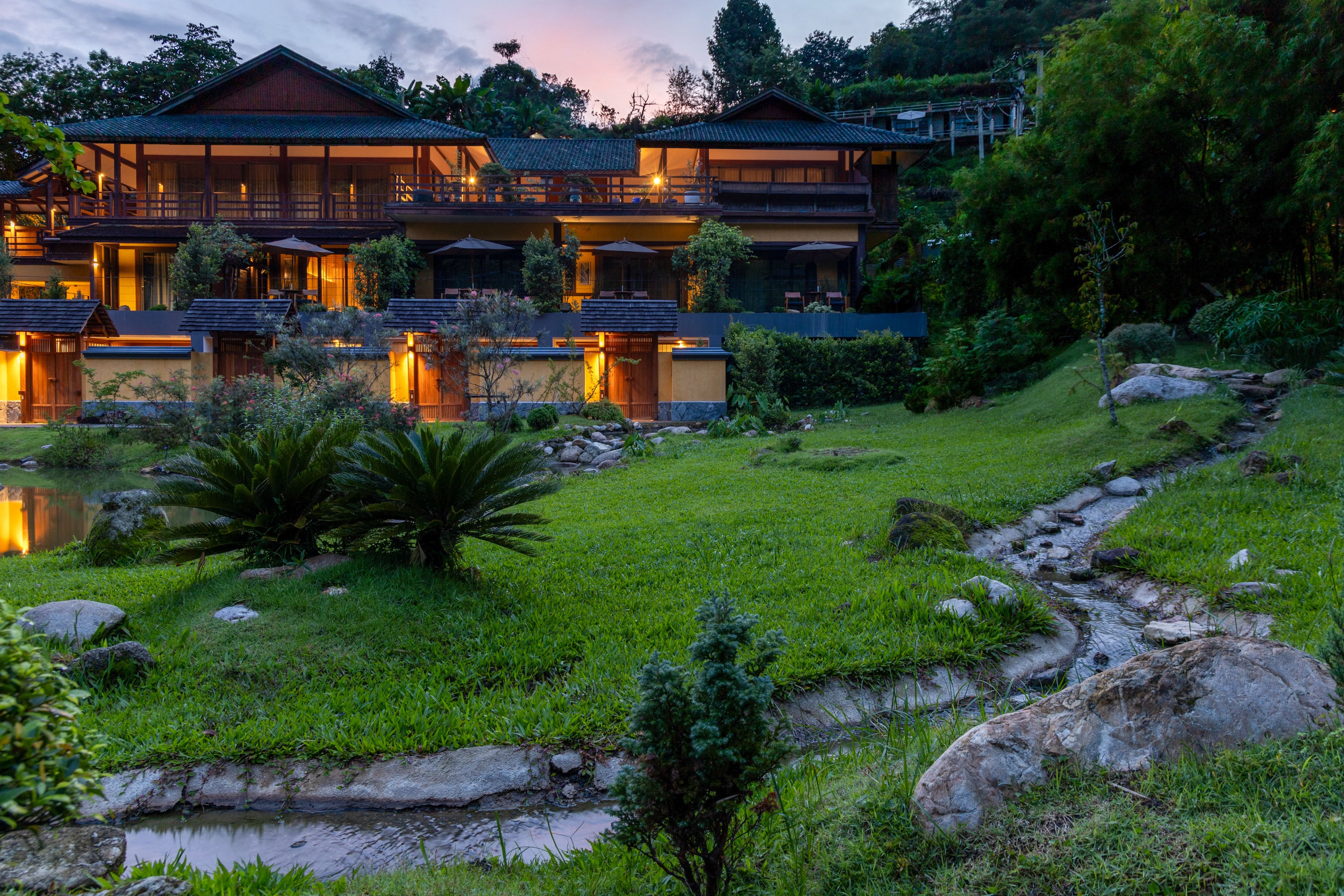 Peace is embraced at this Japanese-style luxury hotel