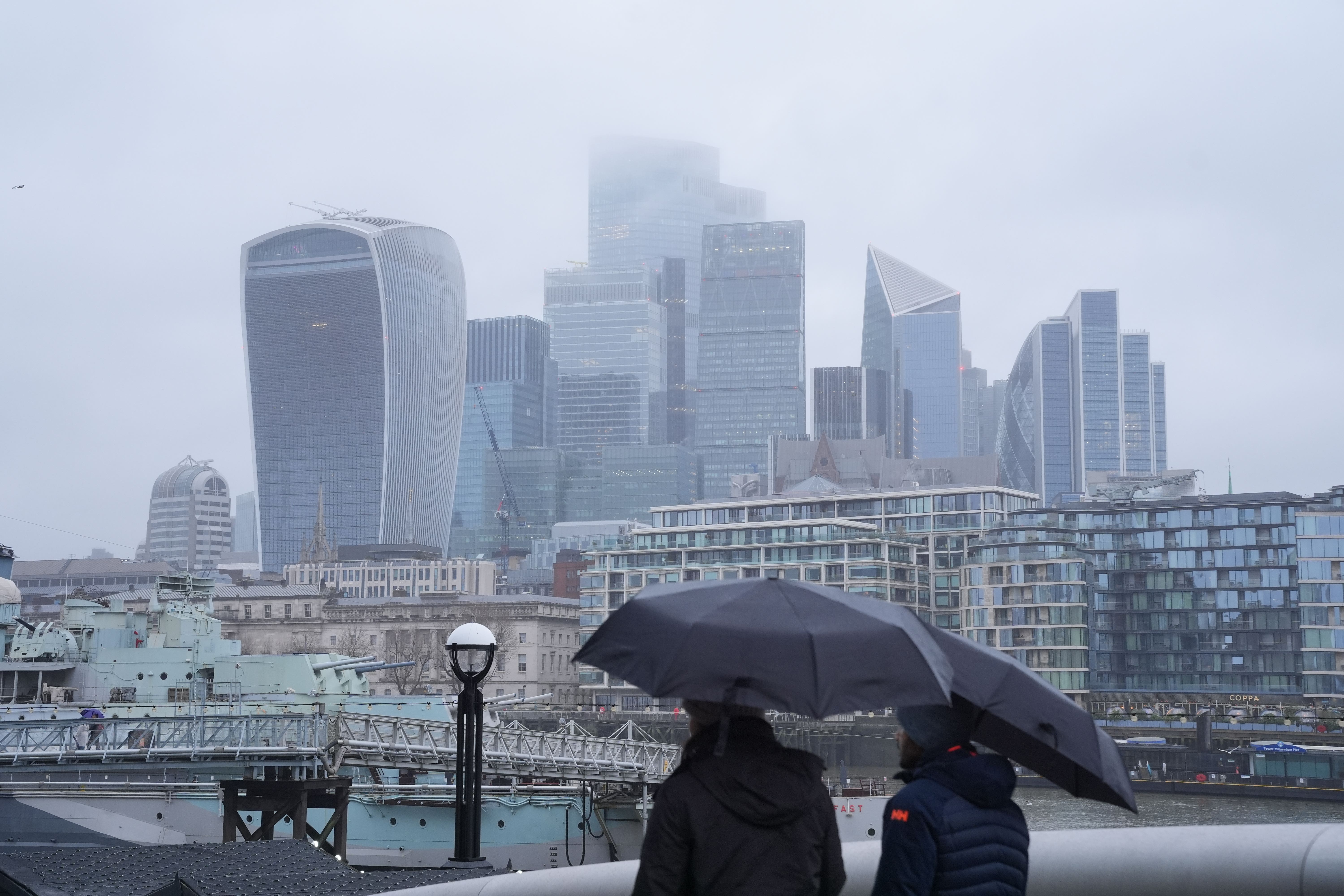 London’s stock markets faltered on Wednesday, with the FTSE 250 slumping to a five-month low