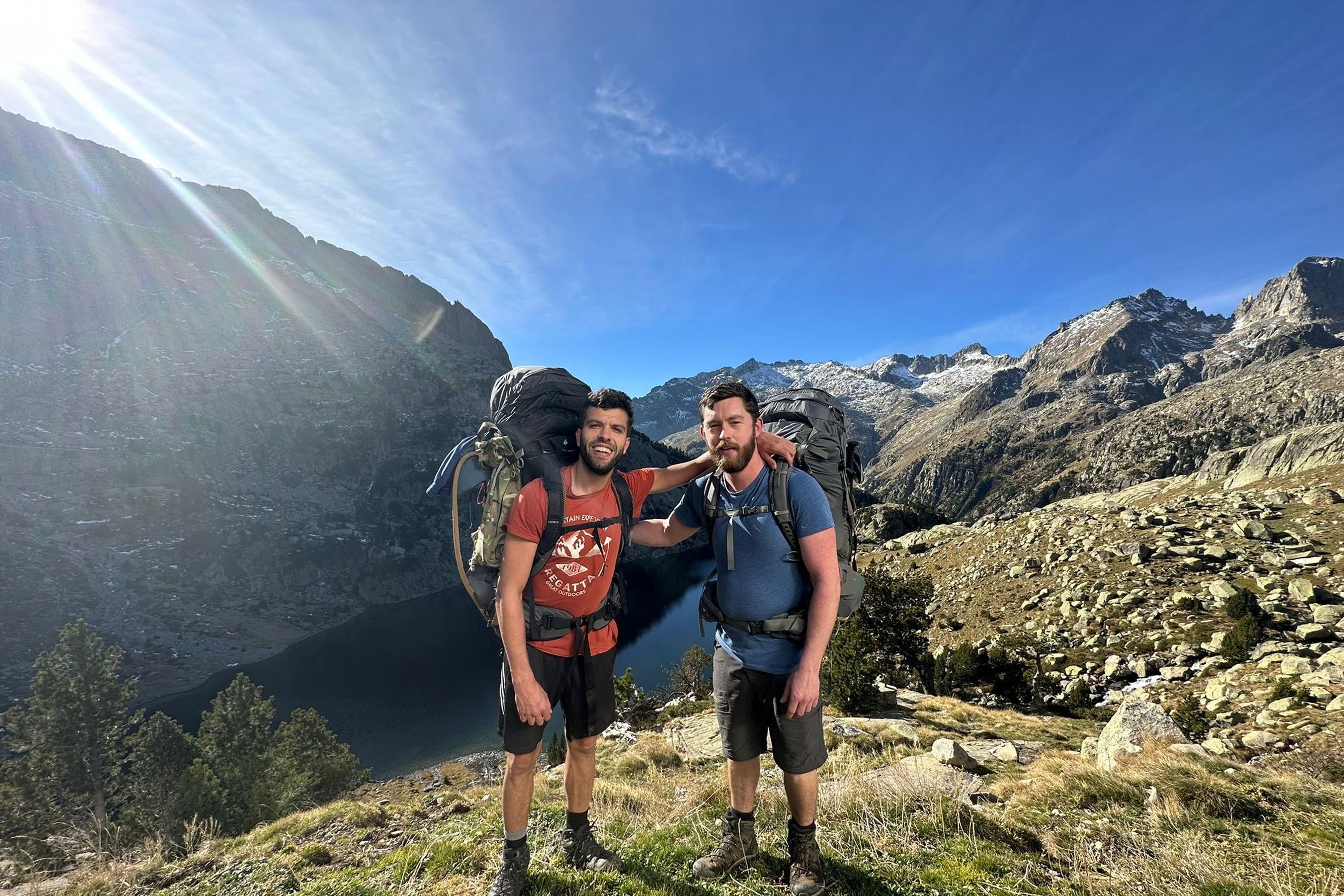 British hikers Aziz Ziriat (left) and Sam Harris (family handout/PA)