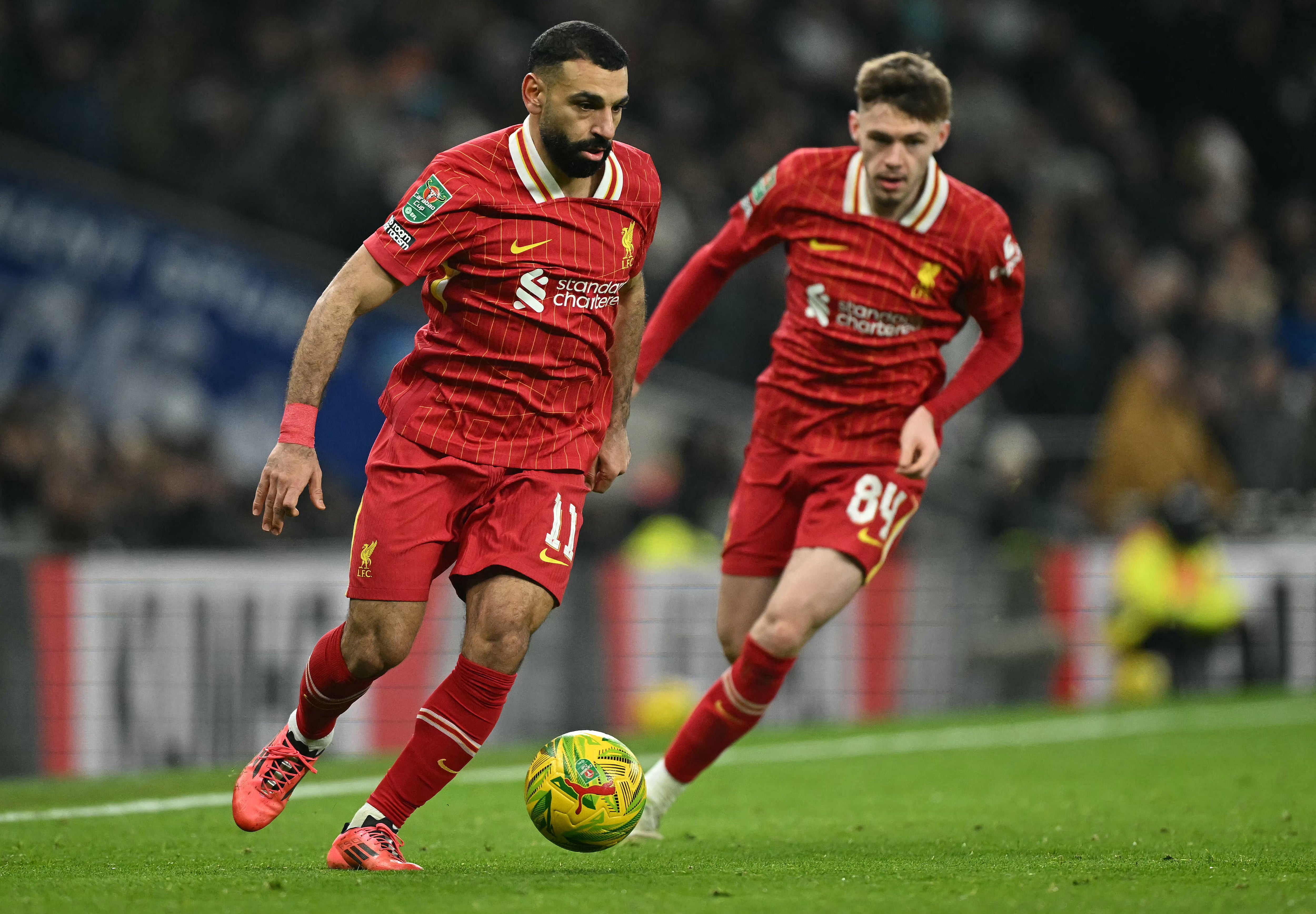 Salah had an uncharacteristically quiet night for Liverpool