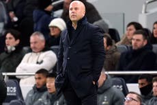 Arne Slot frustrated to lose to Lucas Bergvall goal after red card reprieve