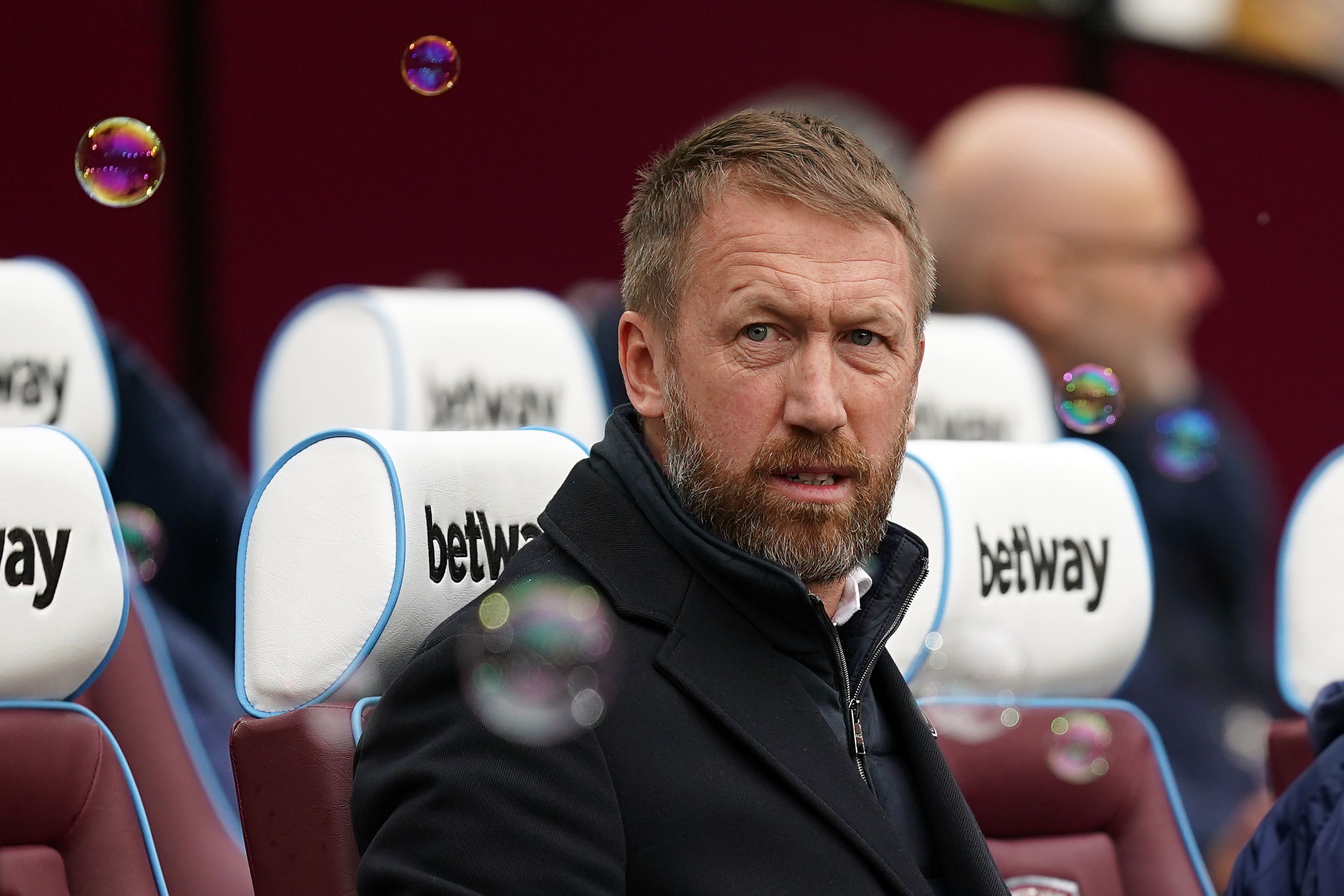 Graham Potter appears set to be unveiled as the new West Ham manager (Mike Egerton/PA)