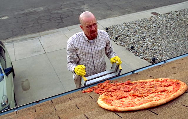 Famous pizza scene in ‘Breaking Bad’