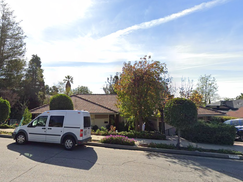 The late Victor Shaw’s home in Altadena in Los Angeles, Calfornia