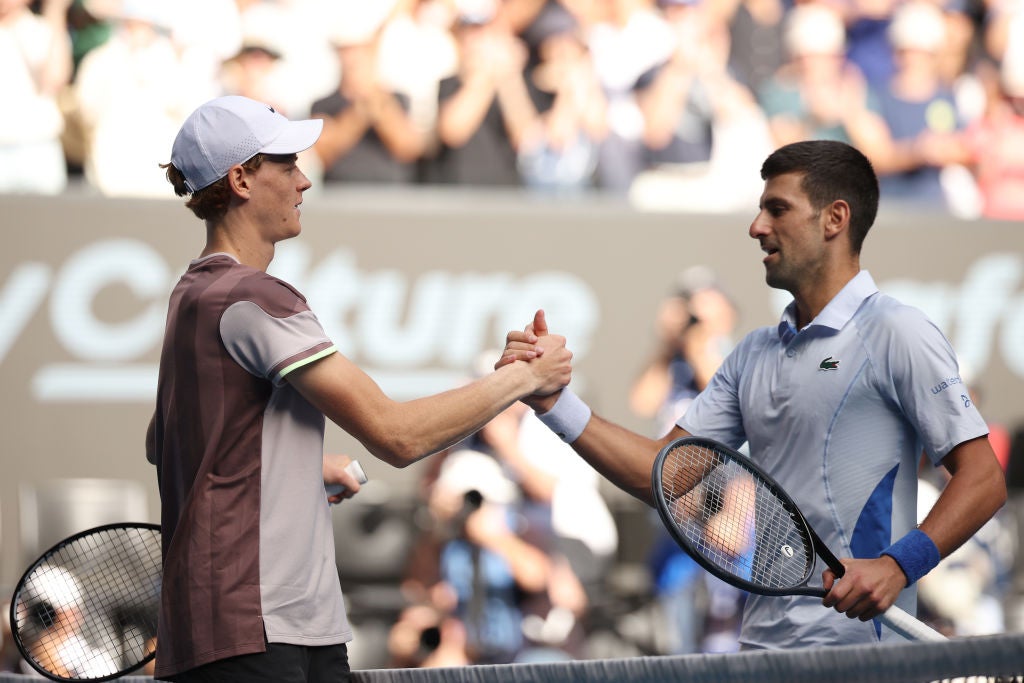 Djokovic was beaten by Jannik Sinner in last year’s Australian Open semi-finals