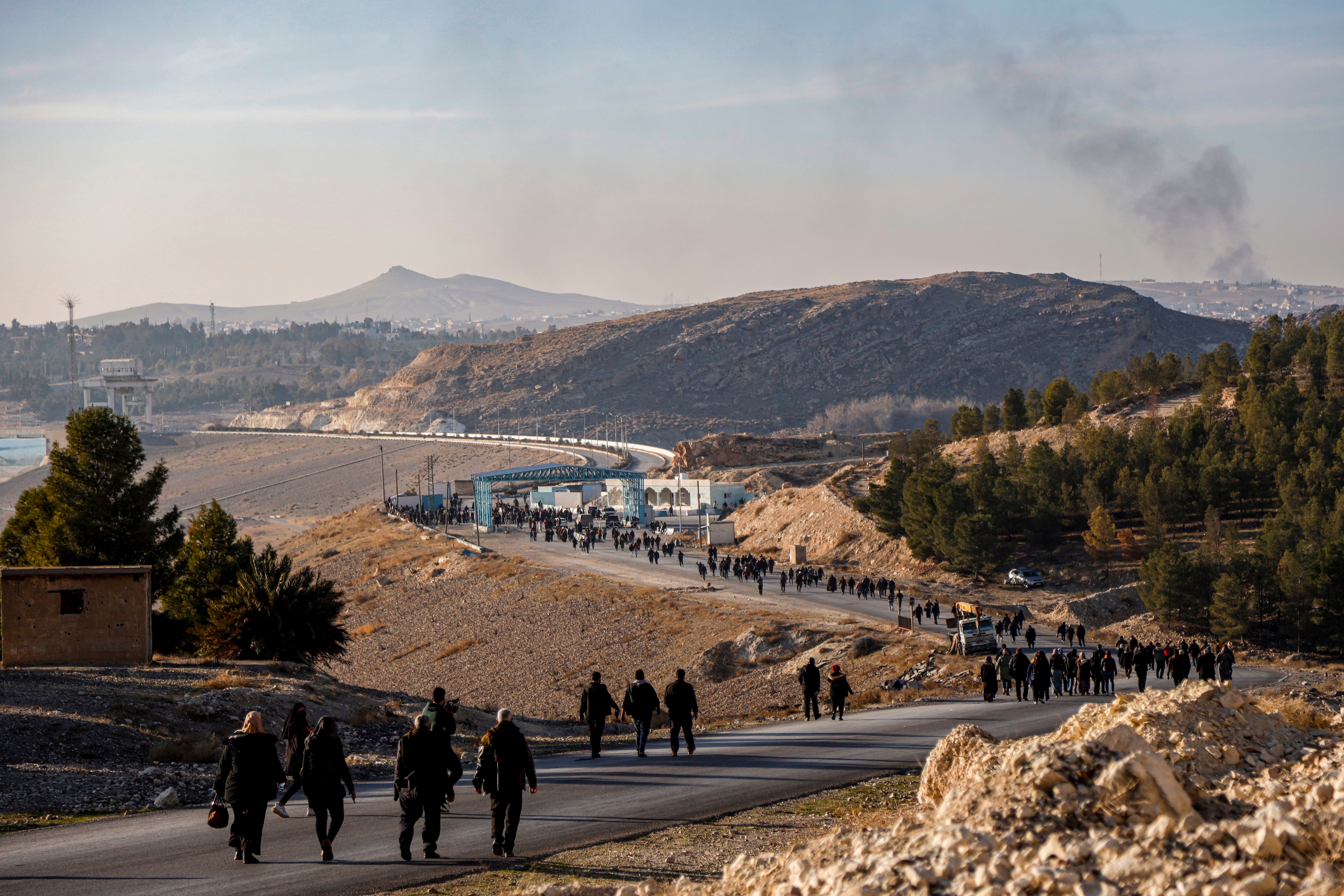Syria Turkey Tishrin Dam
