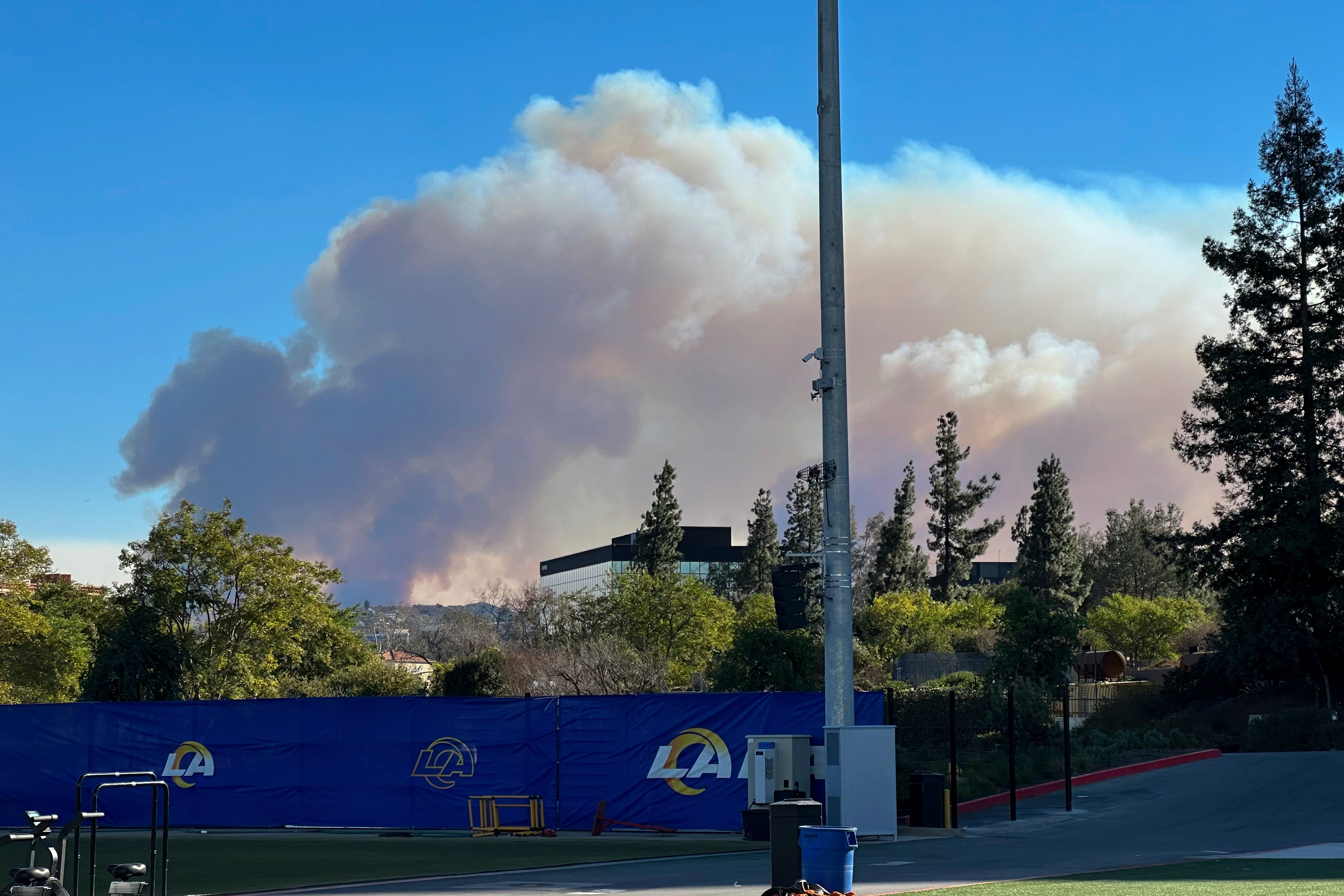 California Wildfires Rams Football