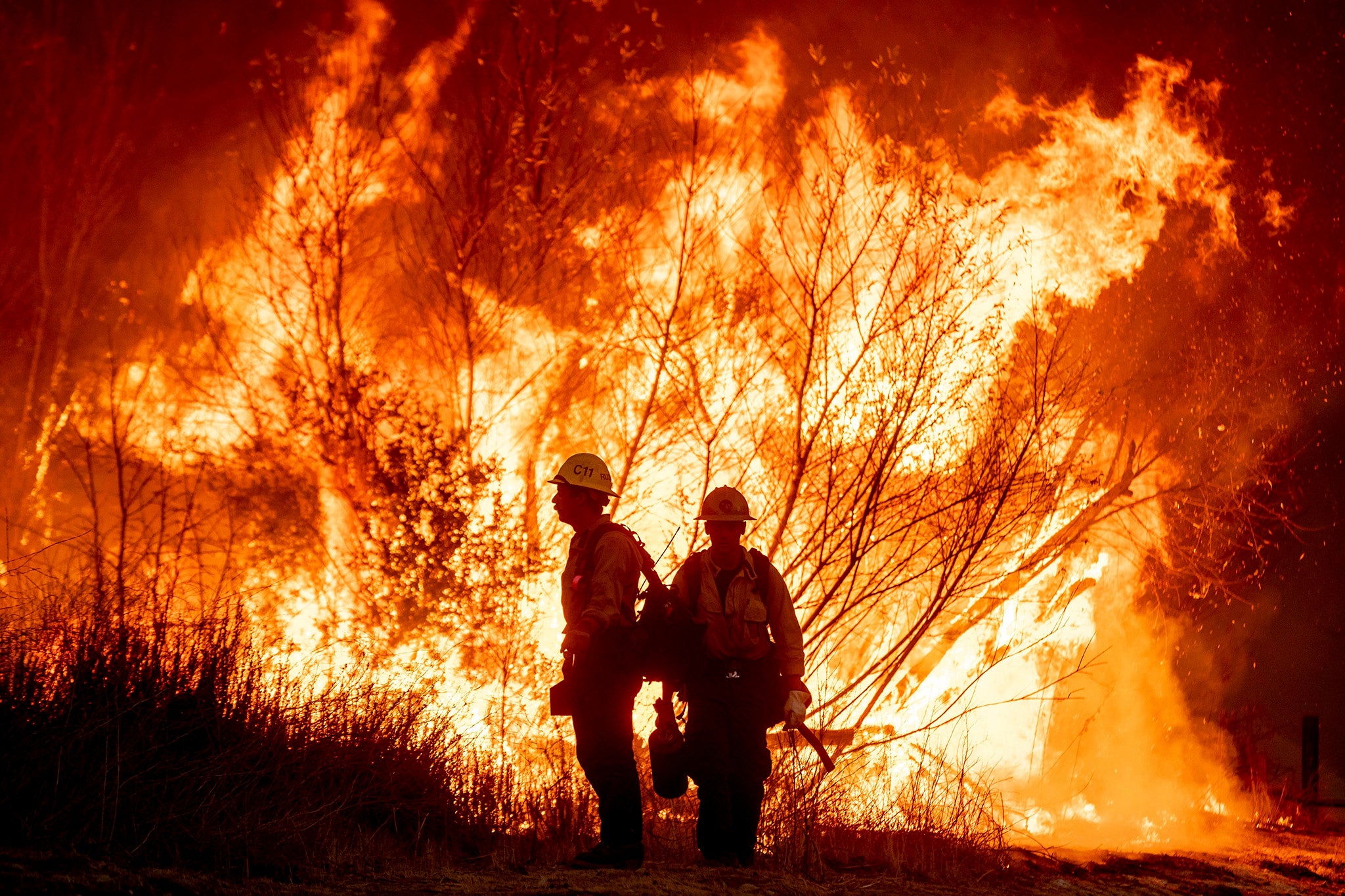 The so-called Kenneth Fire broke out north of the Palisades fire on Thursday, threatening homes near Calabasas and Hidden Hills