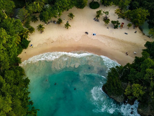 <p>Frenchman’s Cove in Jamaica is a sandy slice of paradise</p>