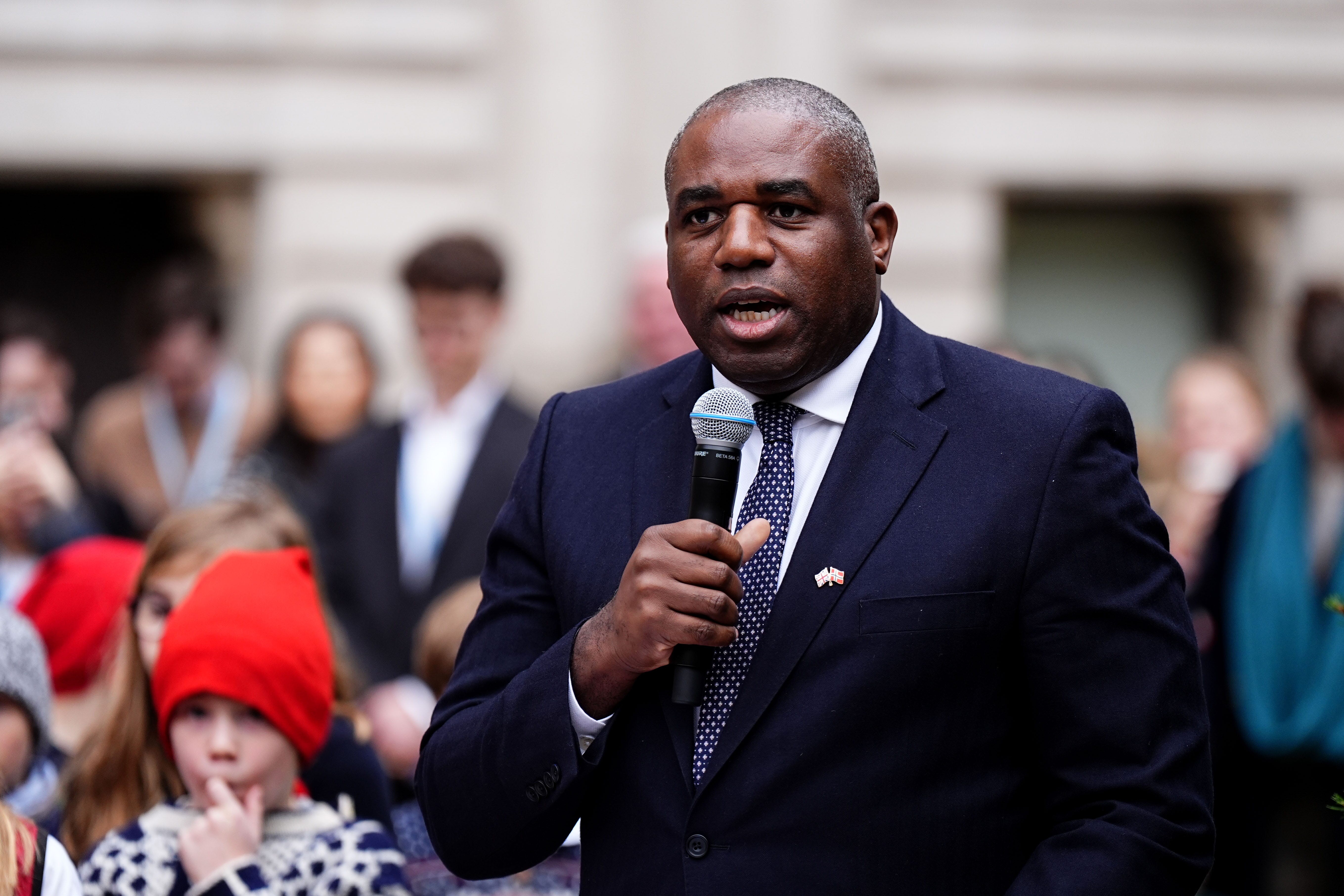 Foreign Secretary David Lammy has announced sanctions against 15 people associated with Venezuelan president Nicolas Maduro (Aaron Chown/PA)