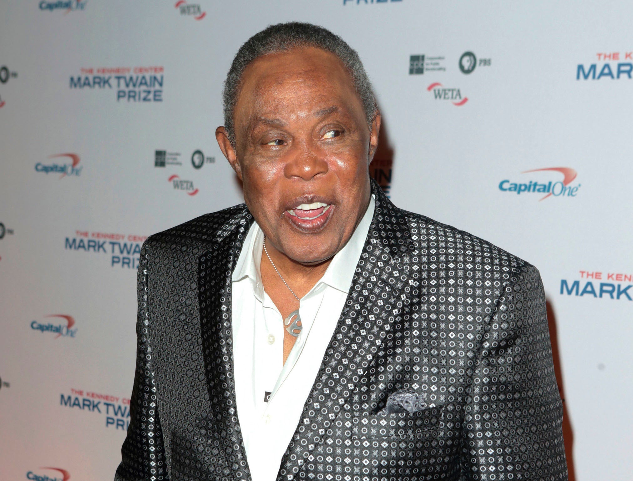 Sam Moore arrives at the Kennedy Center for the Performing Arts for the 18th annual Mark Twain Prize