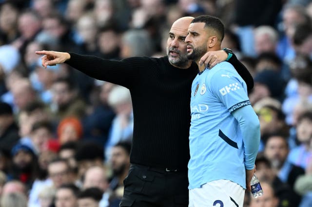 <p>Pep Guardiola has revealed Kyle Walker wants to leave Man City </p>