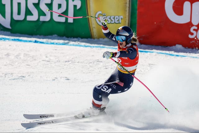 <p>Lindsey Vonn finished sixth in the downhill and fourth in the Super G as she returns to World Cup racing after six years</p>