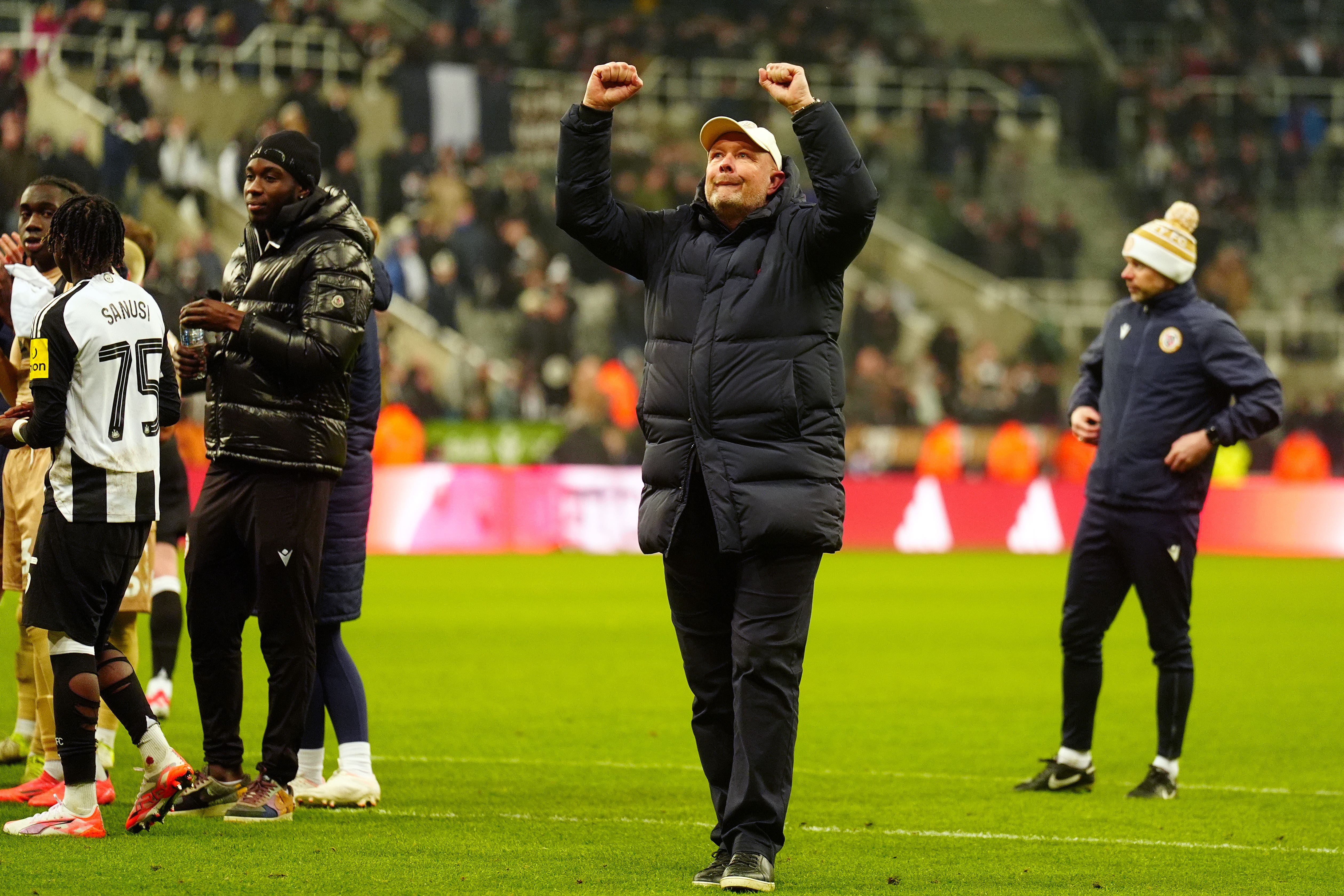 Bromley boss Andy Woodman is hoping Eddie Howe can end Newcastle’s trophy drought (Owen Humphreys/PA)