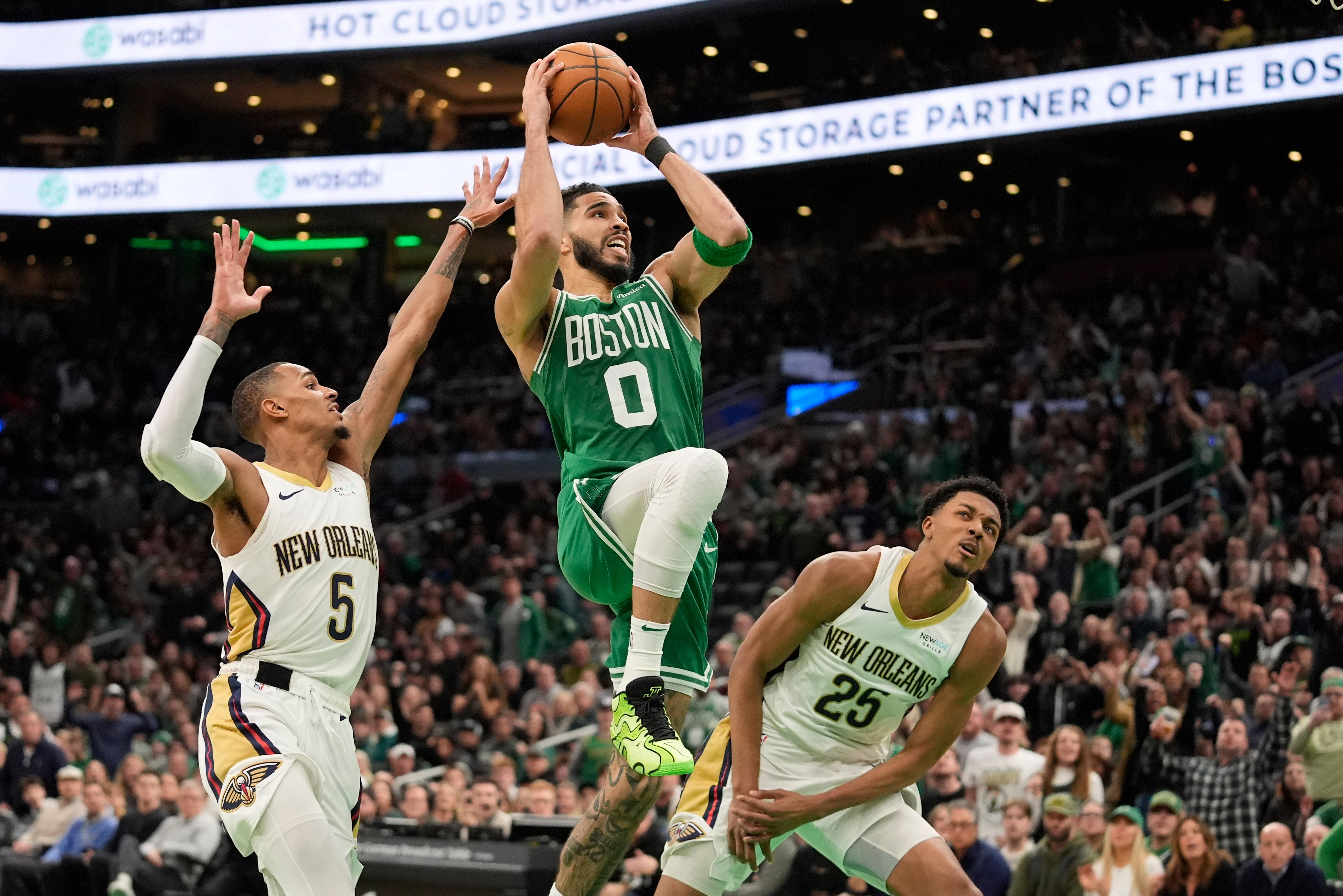 Pelicans Celtics Basketball