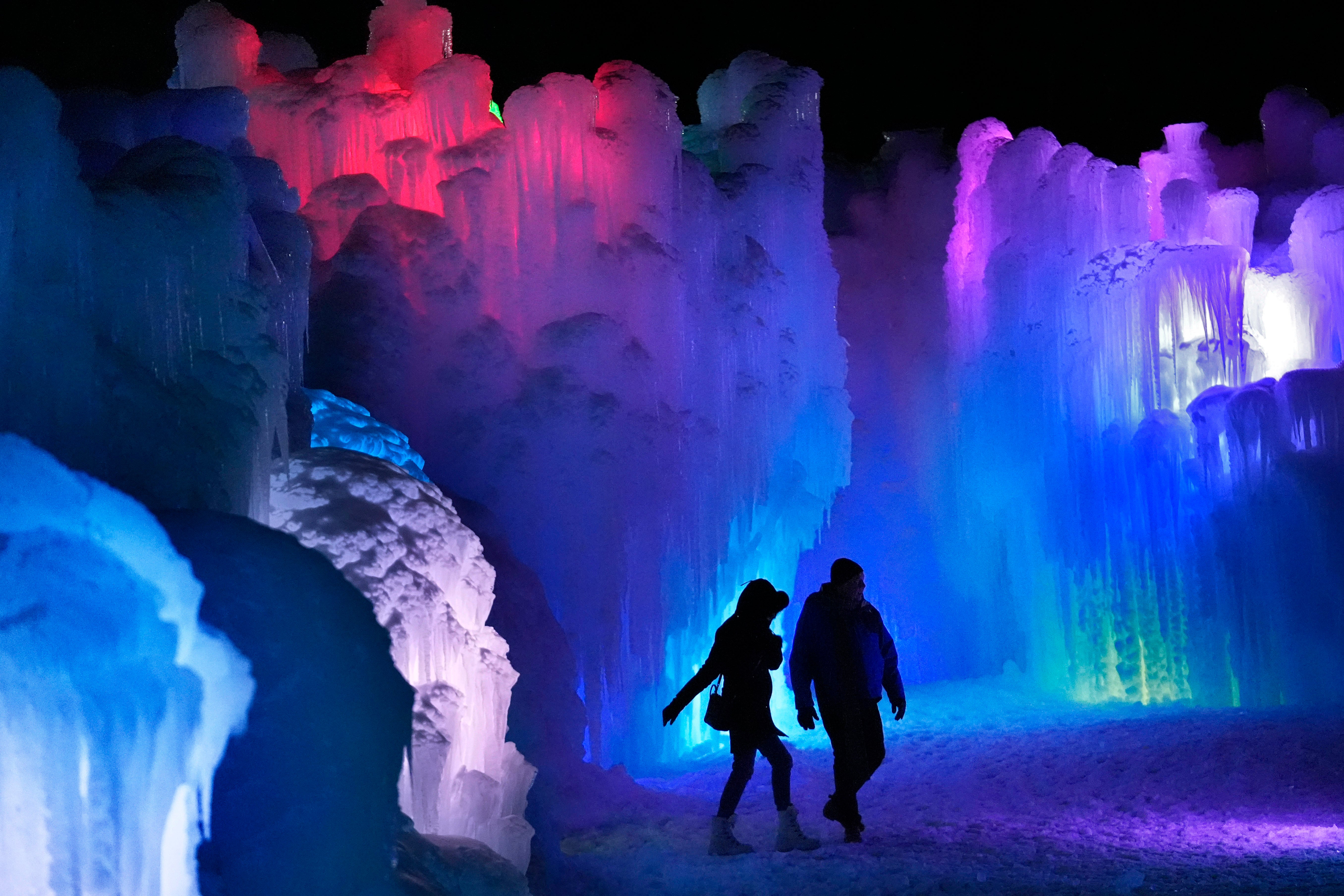 Ice Castles, which are both temporary art installations and tourist attractions, are sprouting up across the U.S.