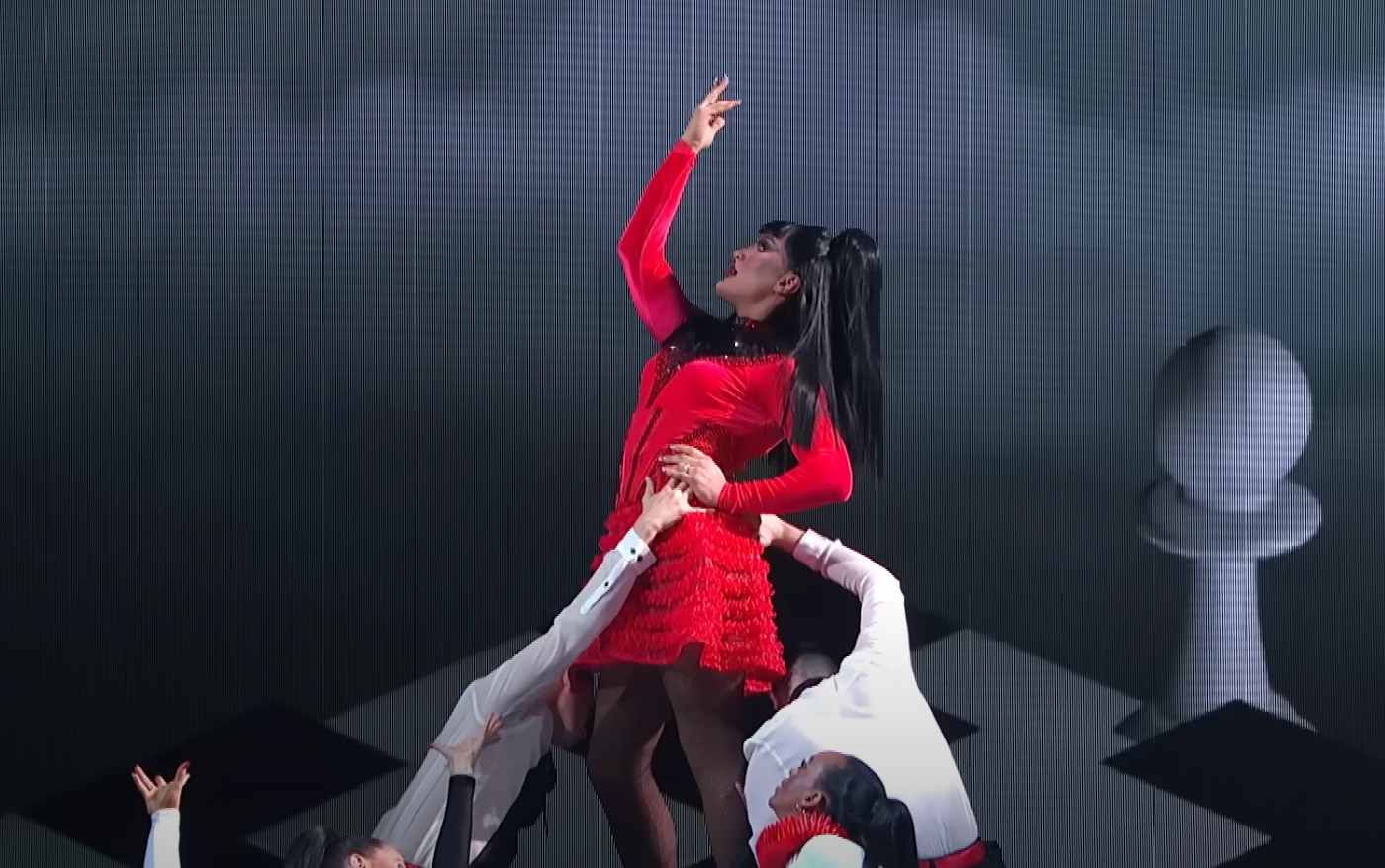 ‘The Vivienne’ performing on ‘Dancing on Ice’ in 2023