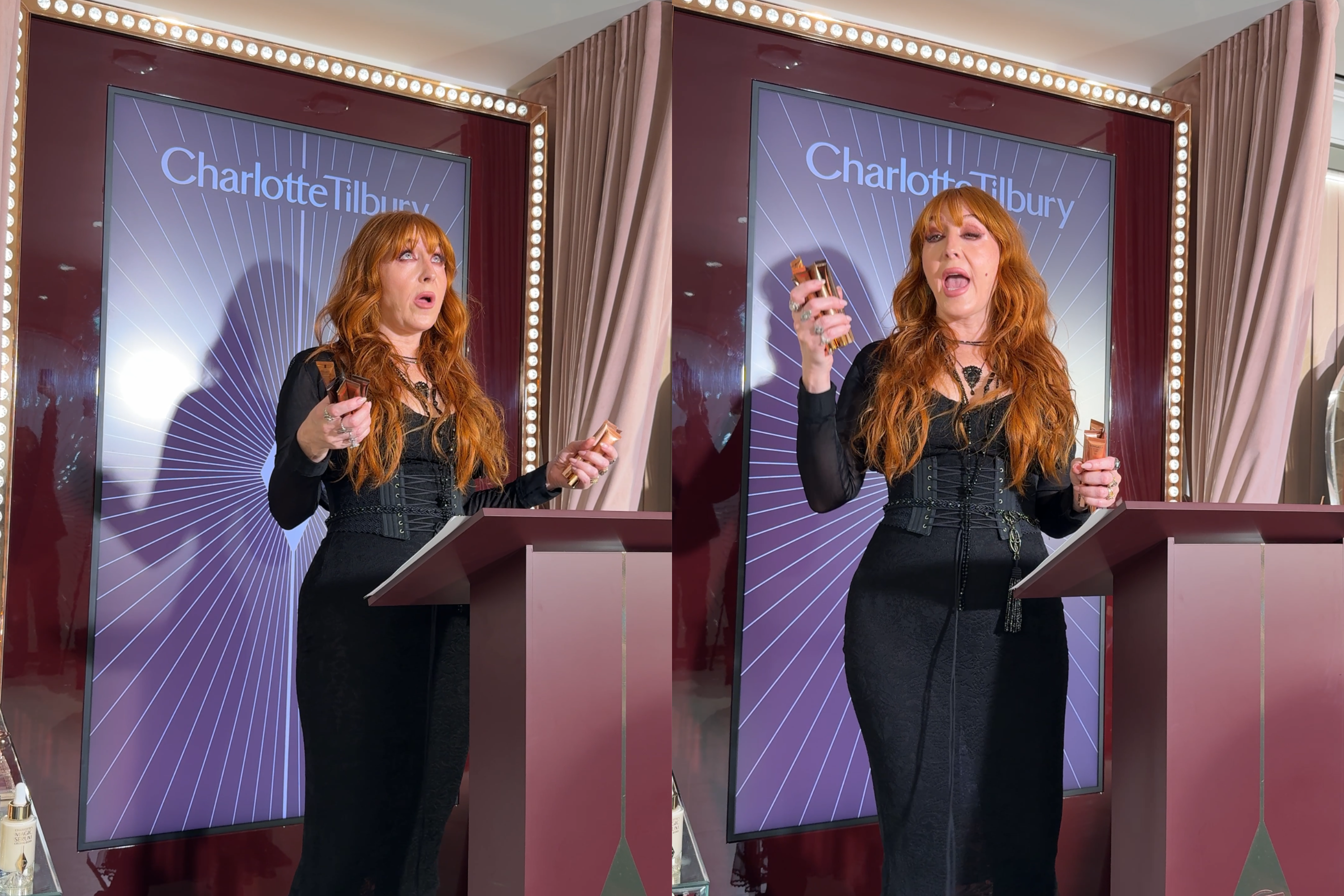 The Independent’s beauty writer got a sneak peek of the wands, showcased by Tilbury herself, at the launch of the new Covent Garden flagship store