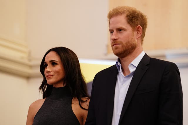 <p>The Duke and Duchess of Sussex have criticised Meta’s fact-checking changes (Jordan Pettitt/PA)</p>