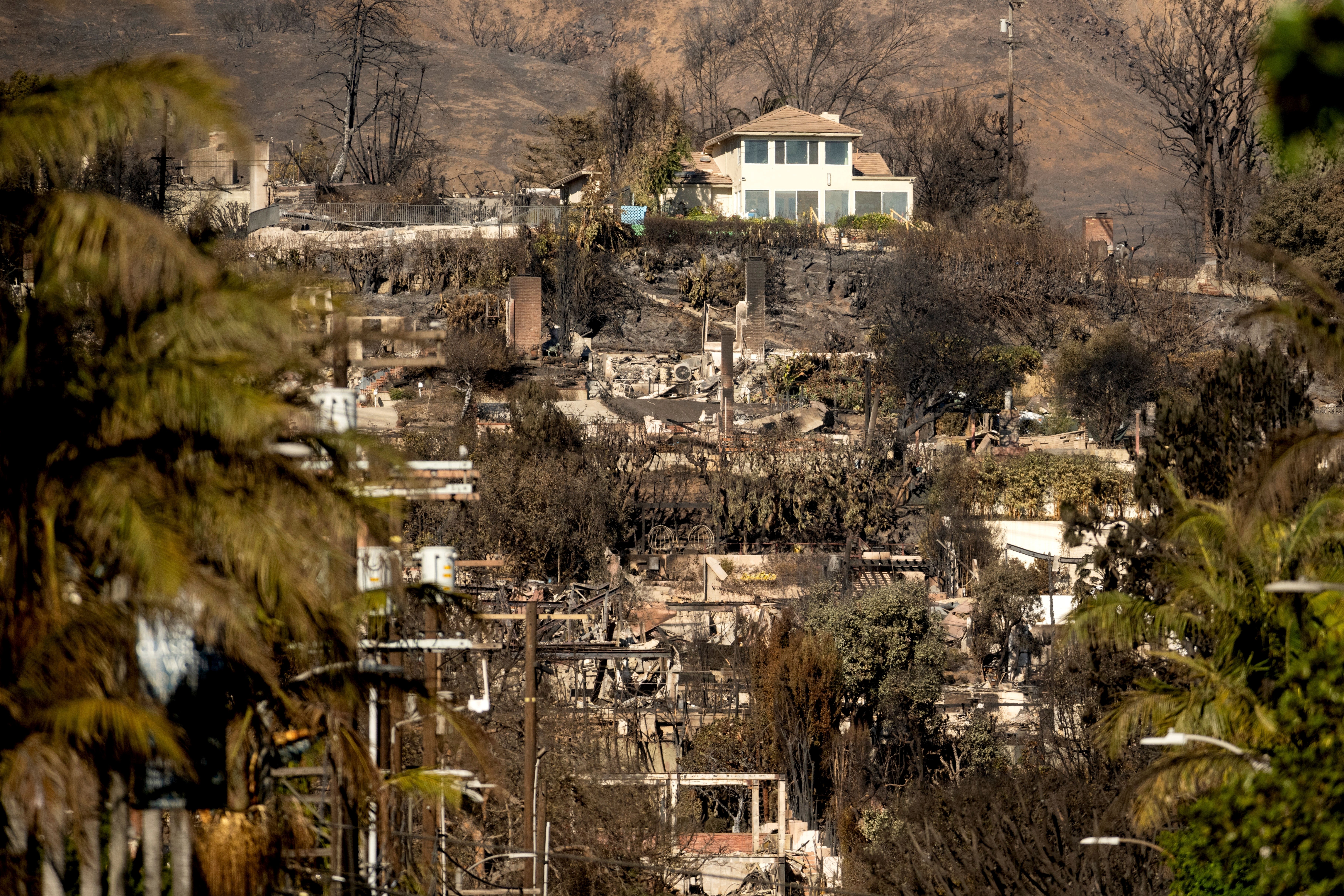 California Wildfires Remaining Homes Photo Gallery