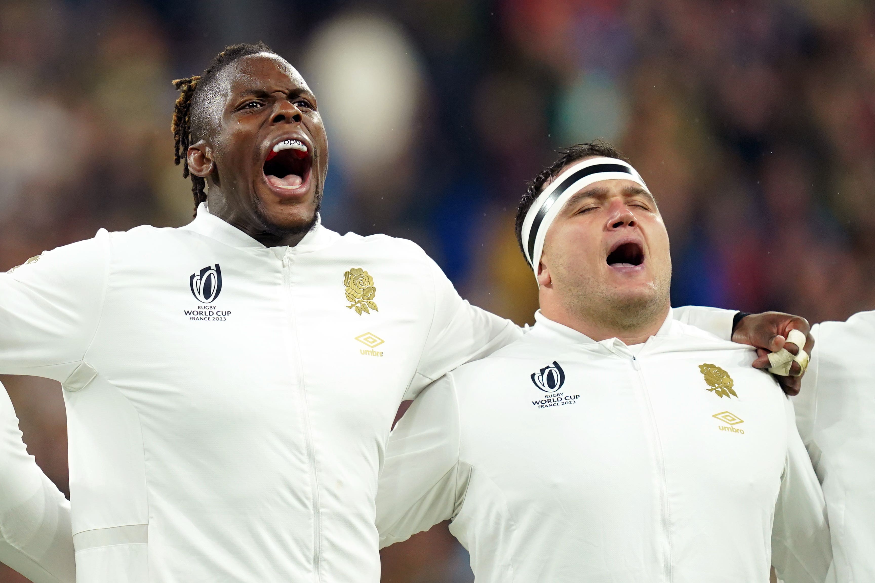 Itoje will lead England at this year’s Six Nations, with Jamie George (right) demoted