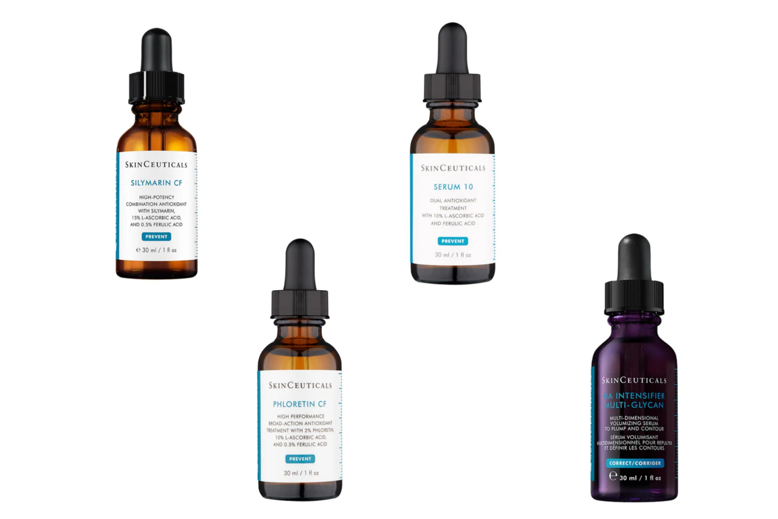 Some of the products from Skinceuticals that Dr Rollett recommends to her clients at the Yorkshire Aesthetics Clinic