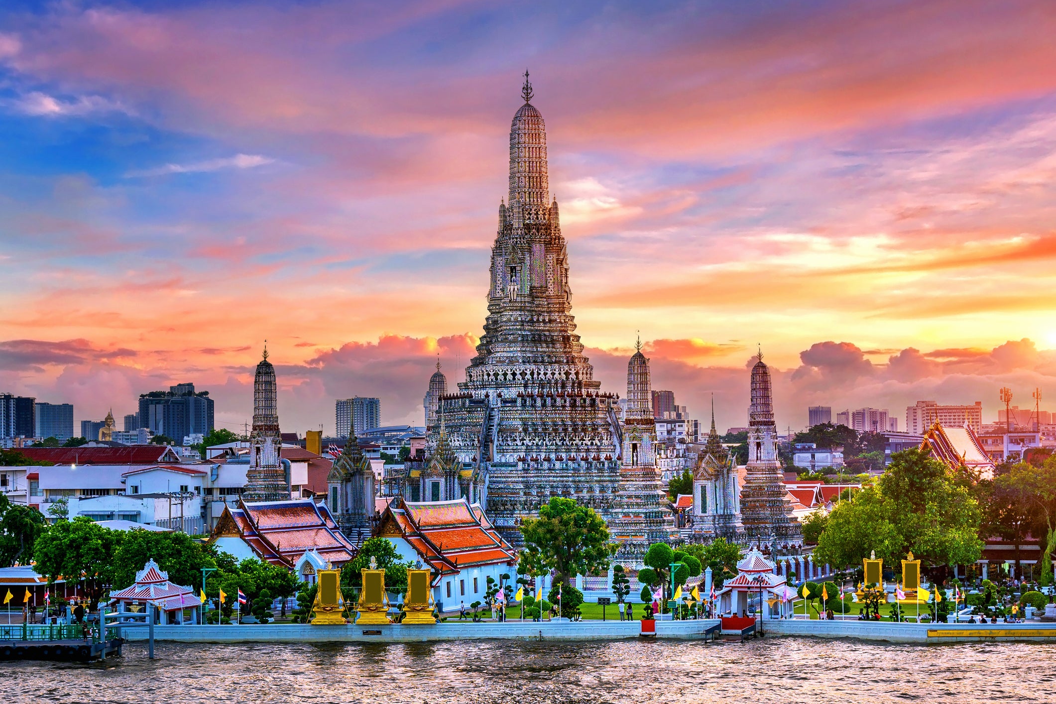 Bangkok is hot all year round, but a trip in the winter months may fend off the rainy spells