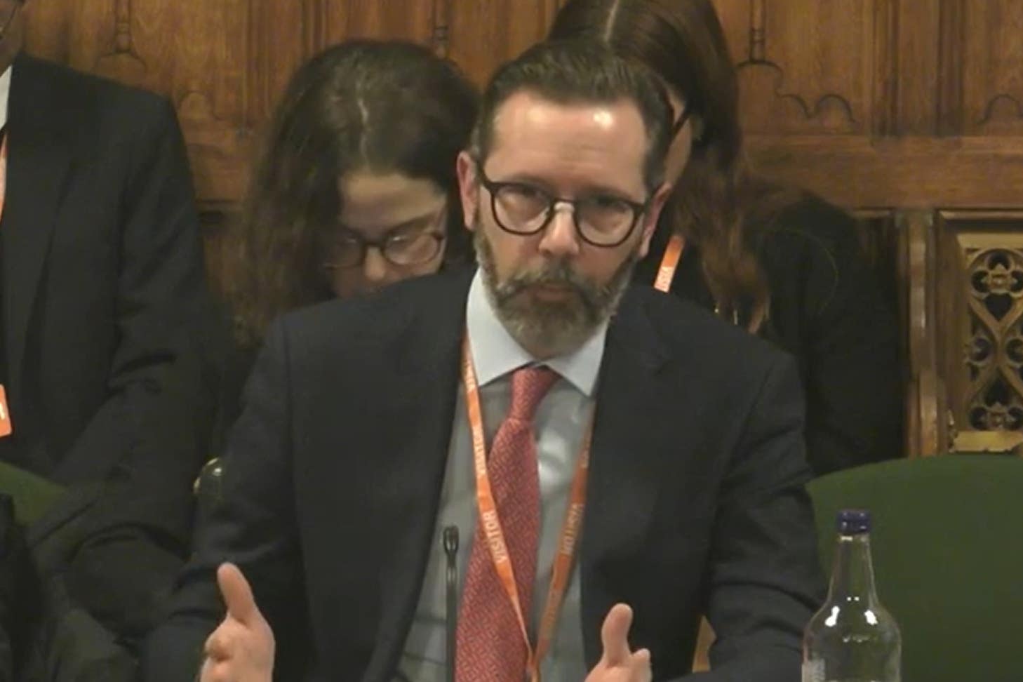 Hugo Martin, director of legal and public affairs at Evri (Parliament TV/PA)