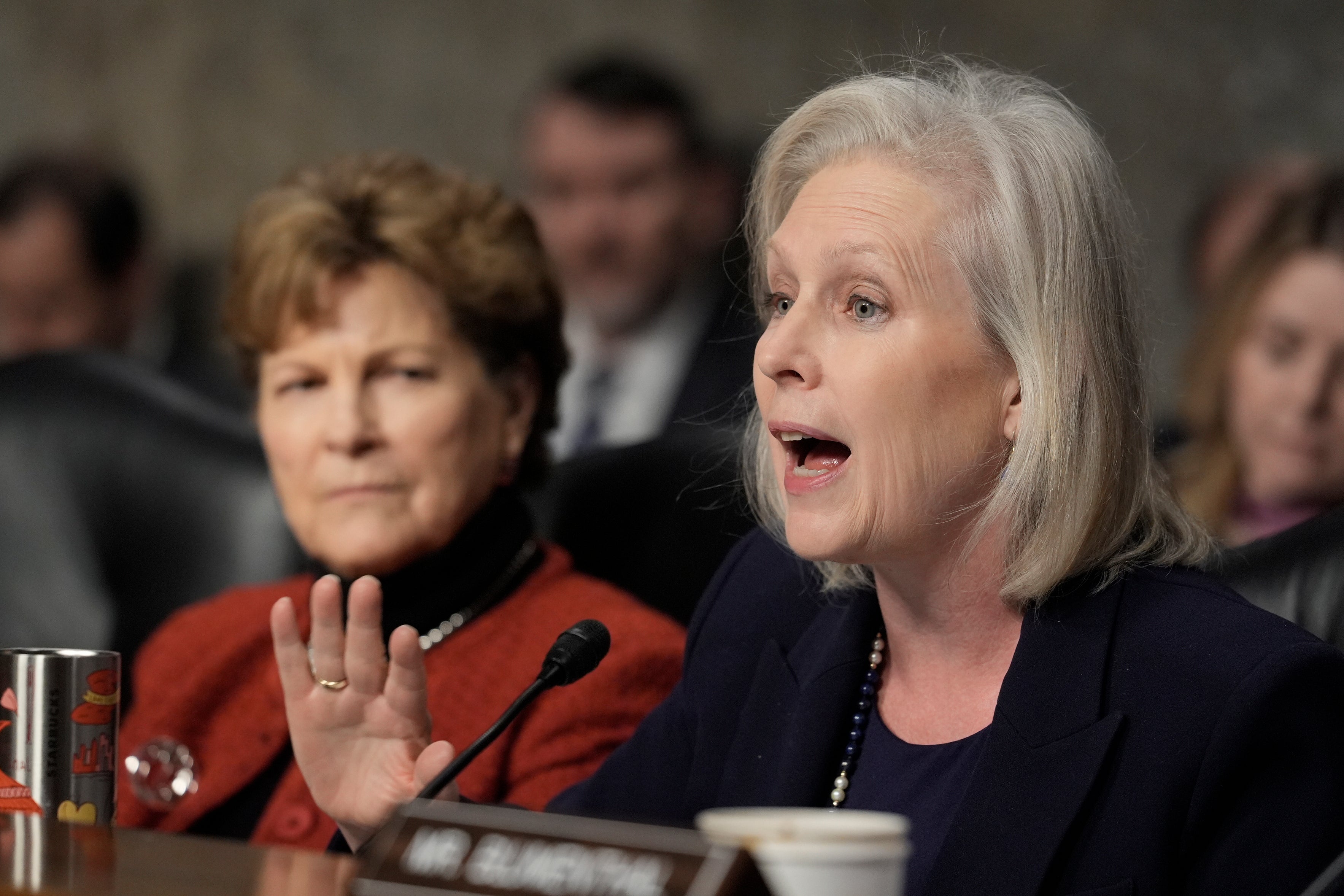 Senators Kirsten Gillibrand and Jeanne Shaheen challenged Hegseth over his views on women in the military
