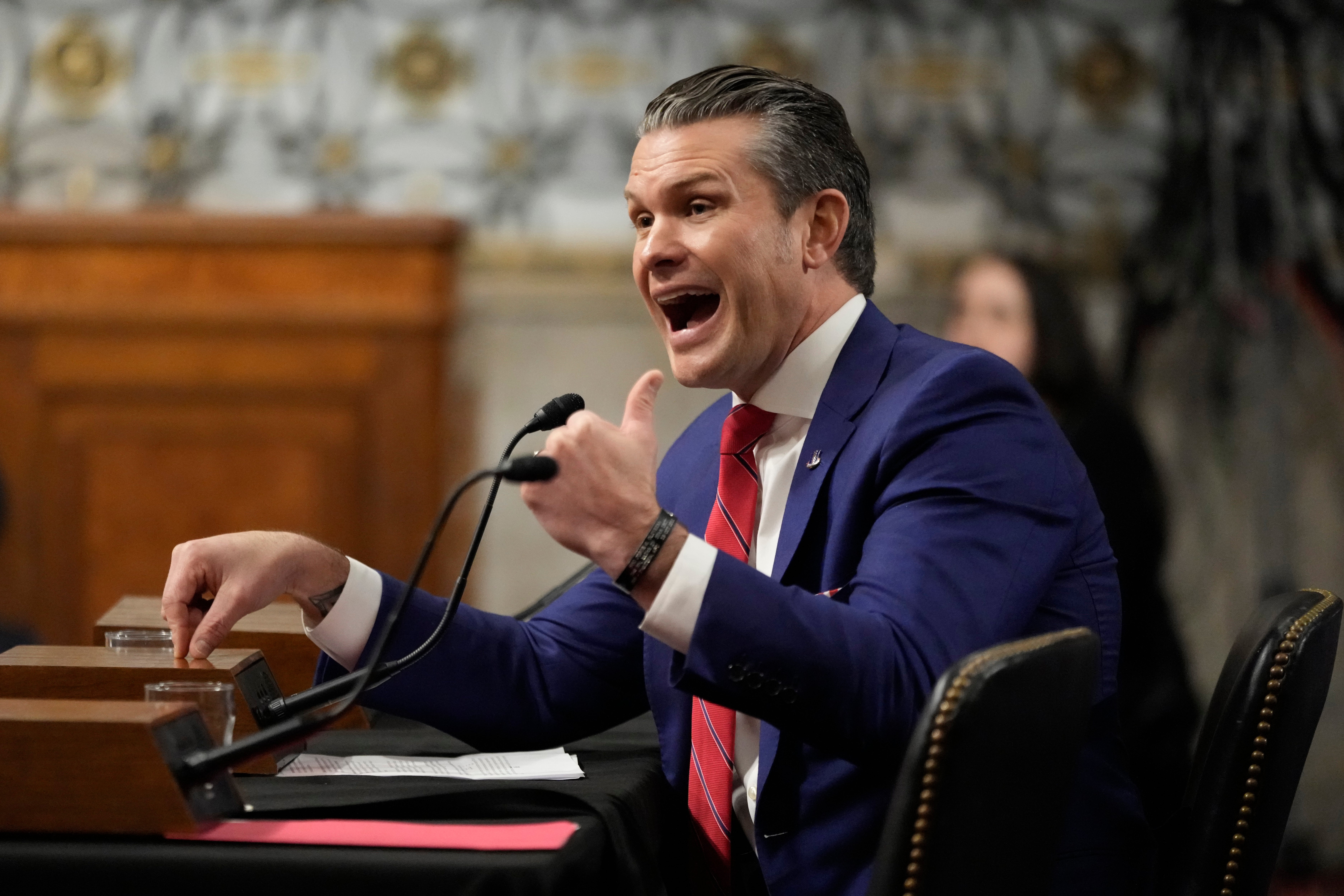Hegseth went before a Senate committee earlier this month where he was questioned on allegations of sexual assault and his past drinking