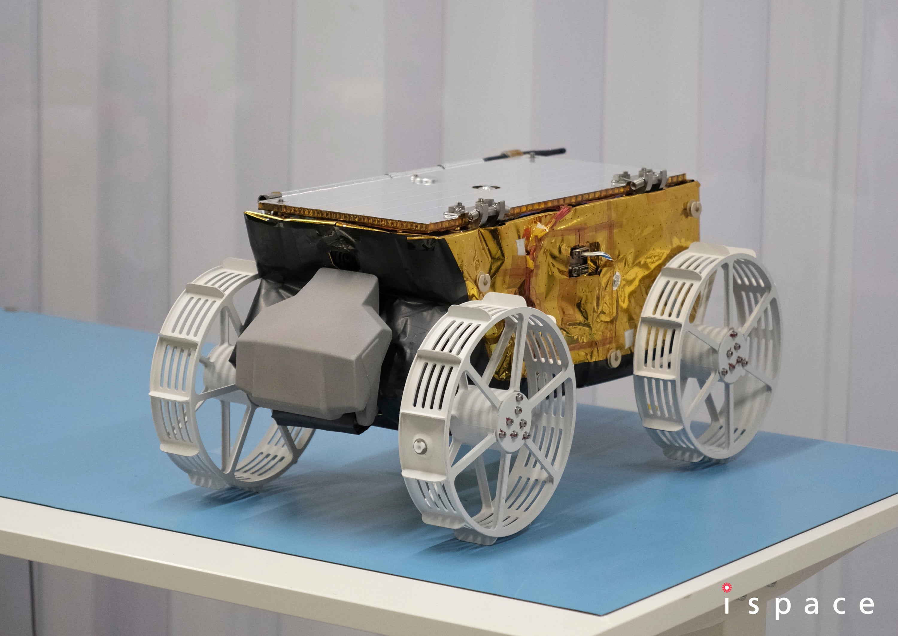 This photo provided by ispace in January 2025 shows the company's Micro Rover. (ispace via AP)