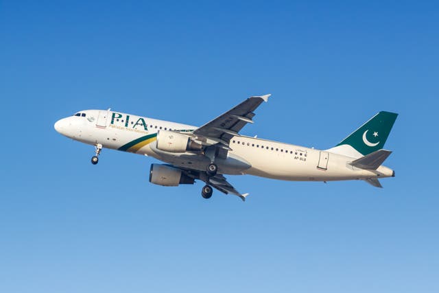 <p>Pakistan International Airlines is not permitted to operate in UK airspace despite the EU lifting its four-year ban</p>