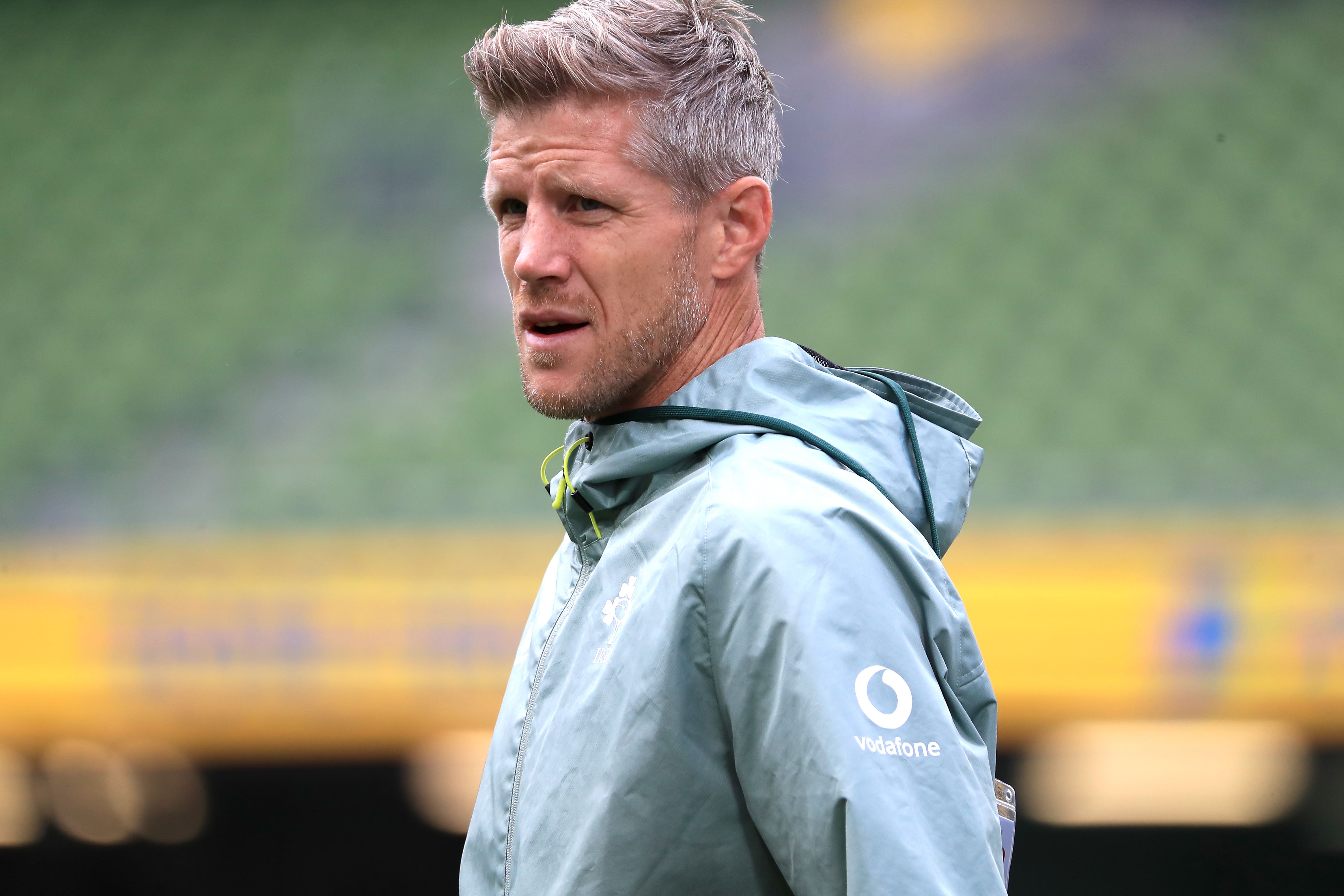 Simon Easterby has named his first squad selection as interim Ireland head coach (Donall Farmer/PA)