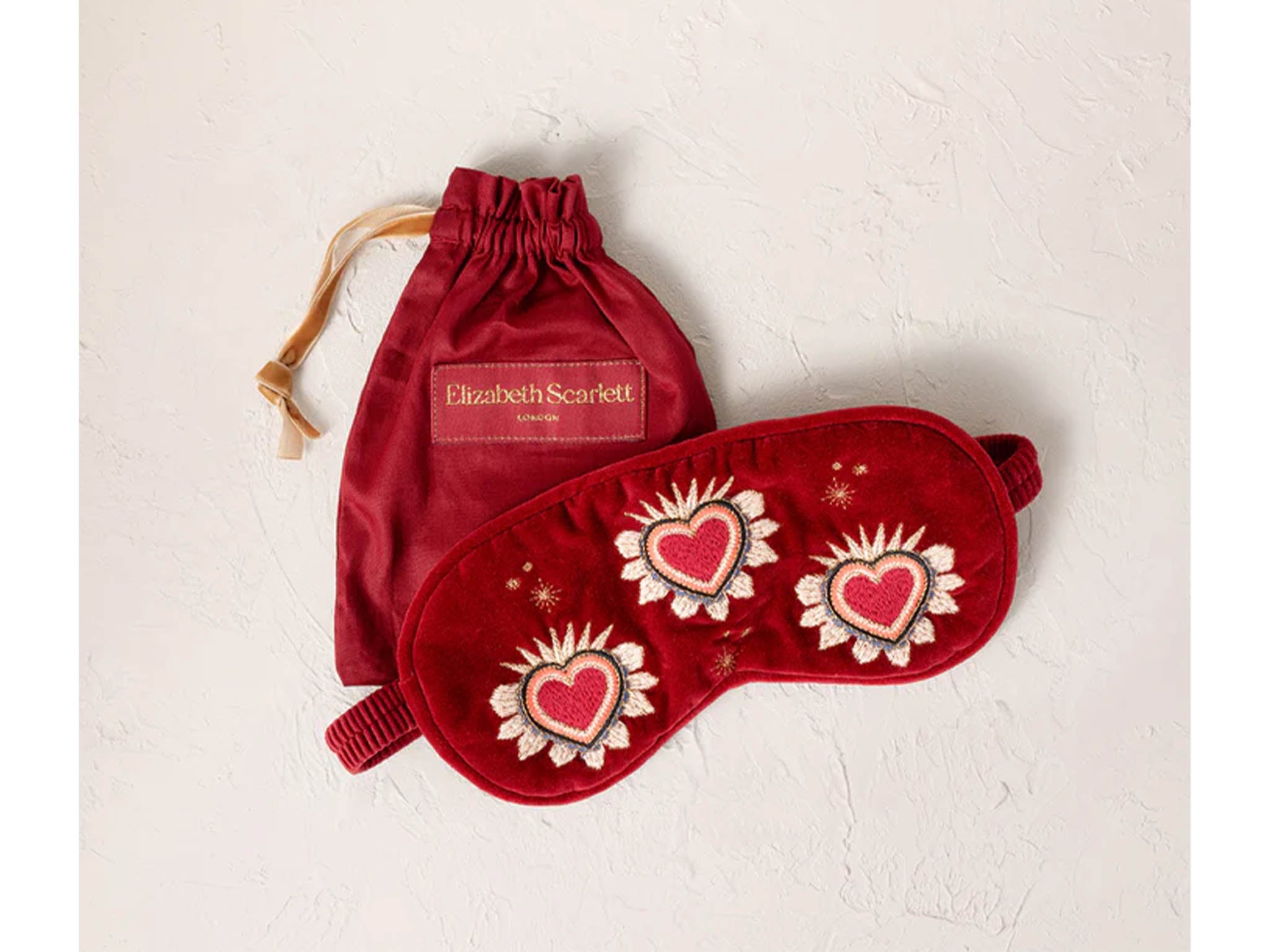 Elizabeth Scarlett enchanted heart scatter eye mask valentine's gifts for her indybest