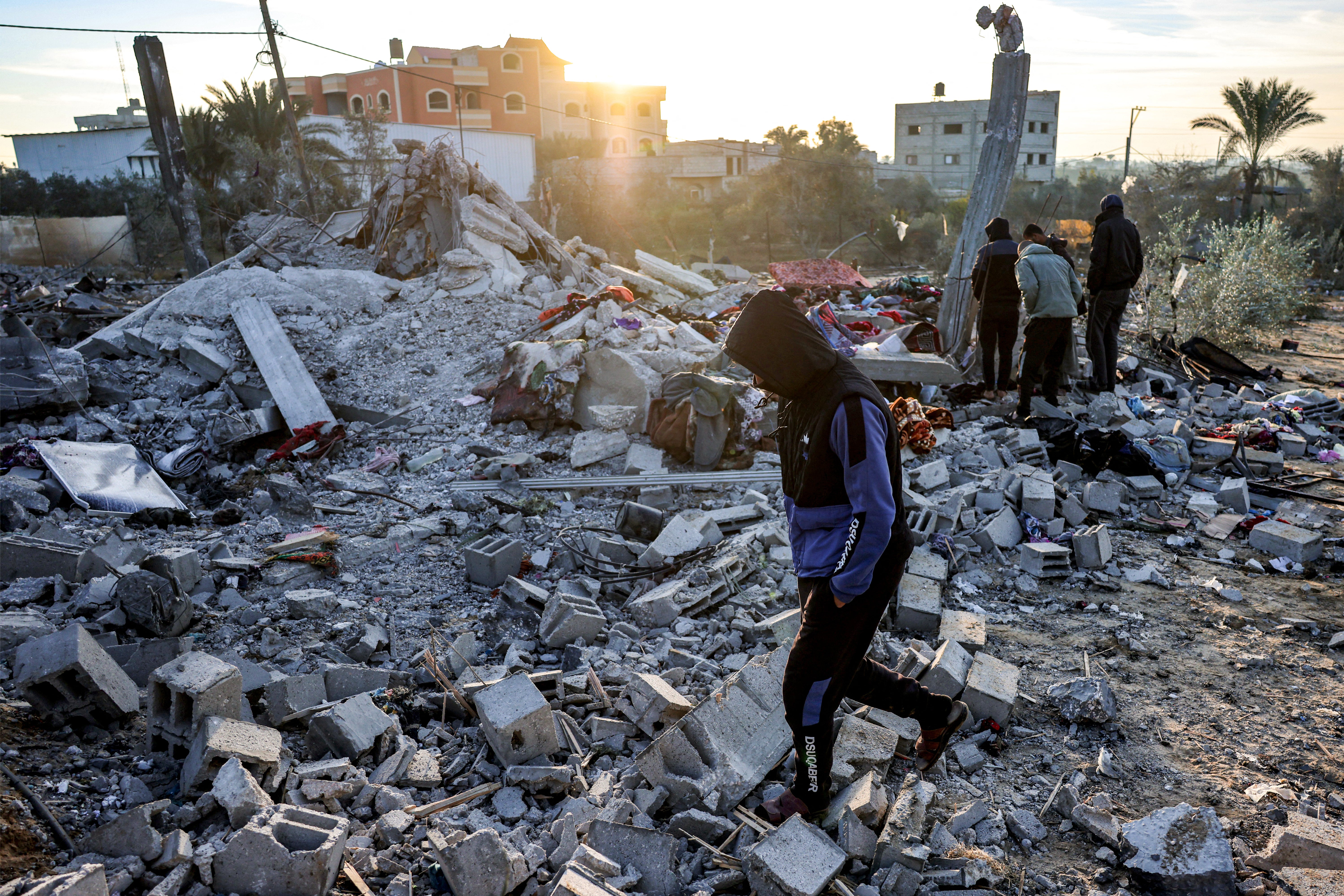 Mr Wadee is from Khan Yunis in Gaza, which has been hit hard by Israeli bombing