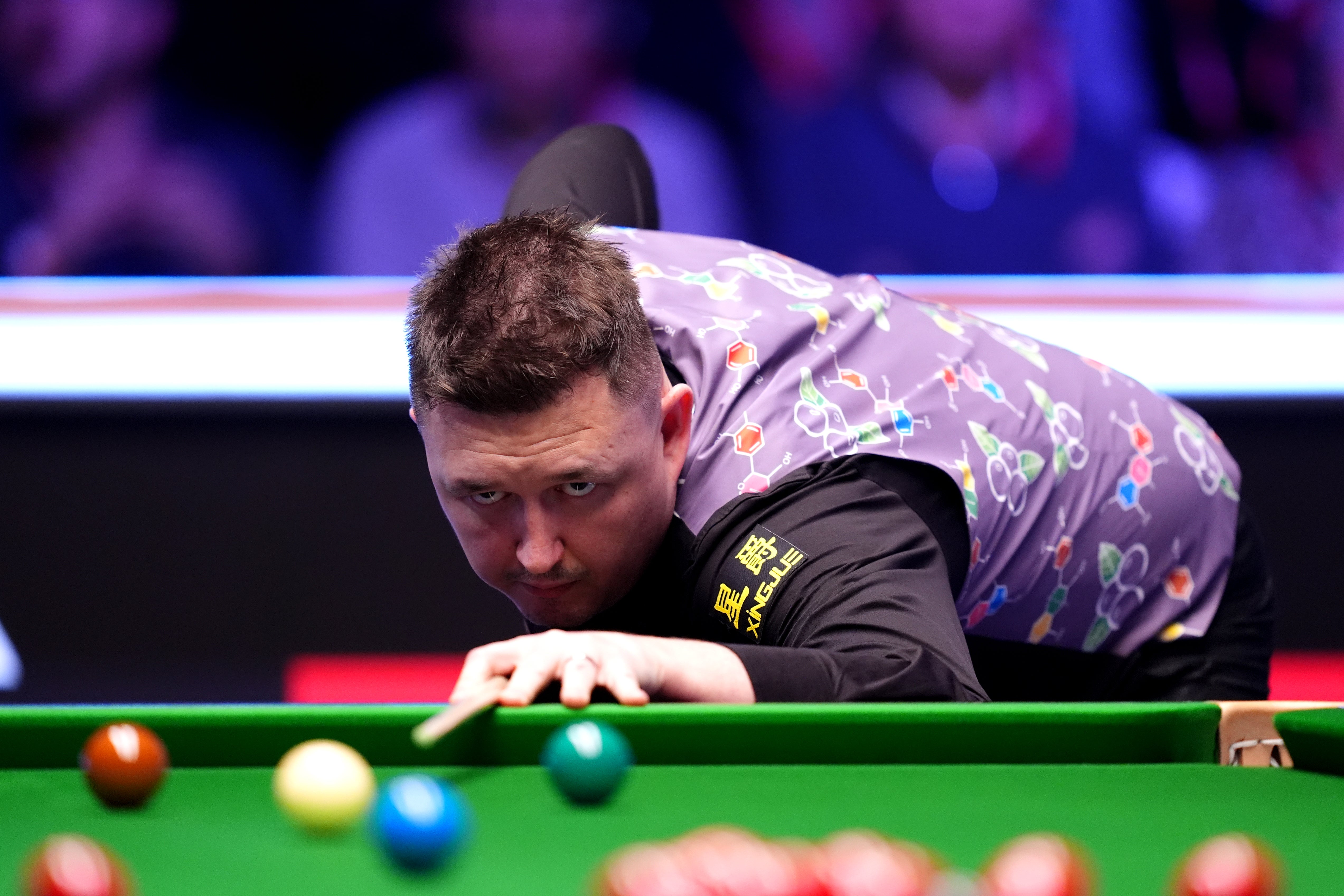 Kyren Wilson battled through his first-round match at the Masters