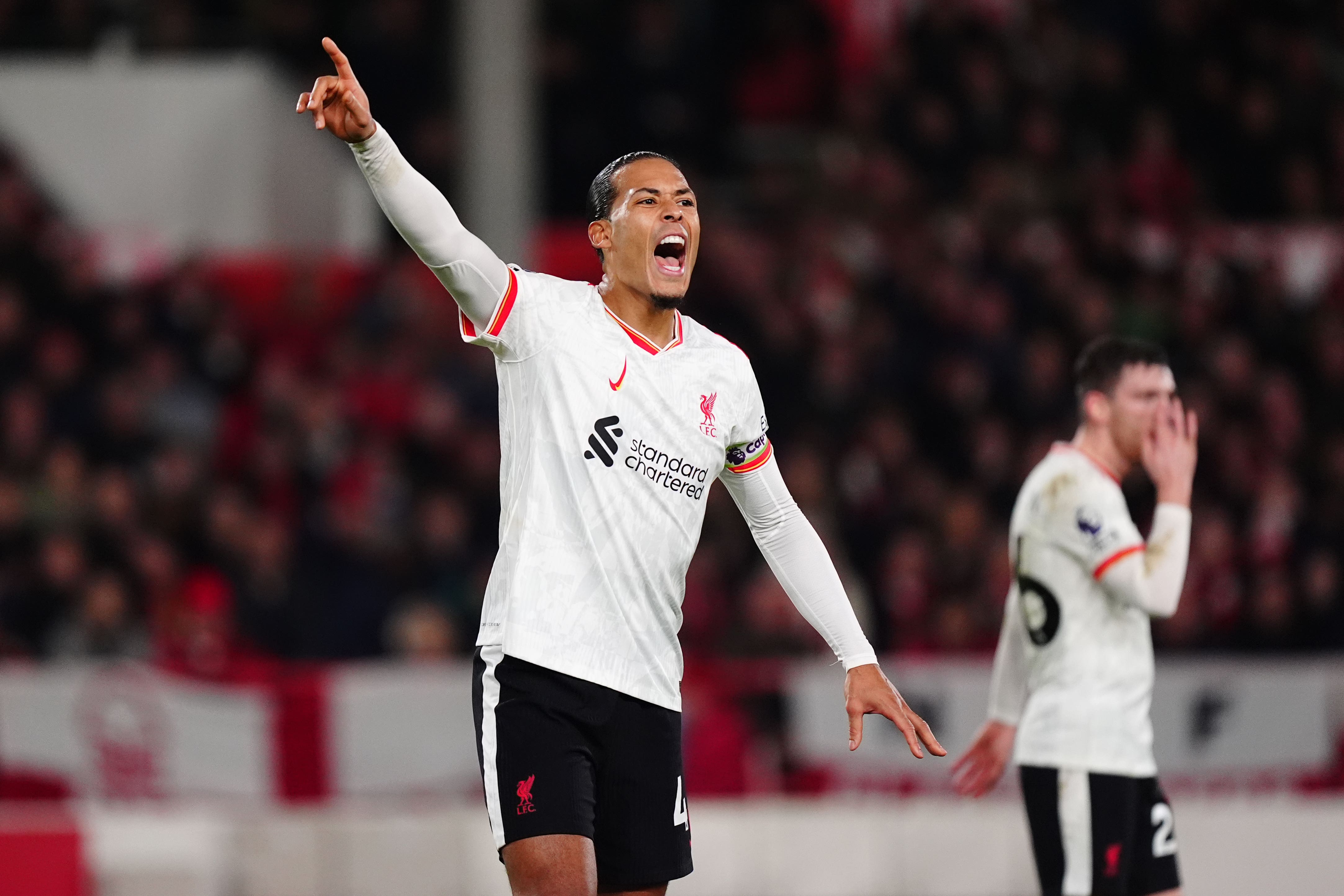Captain Virgil van Dijk does not think Liverpool are in crisis (Mike Egerton/PA)