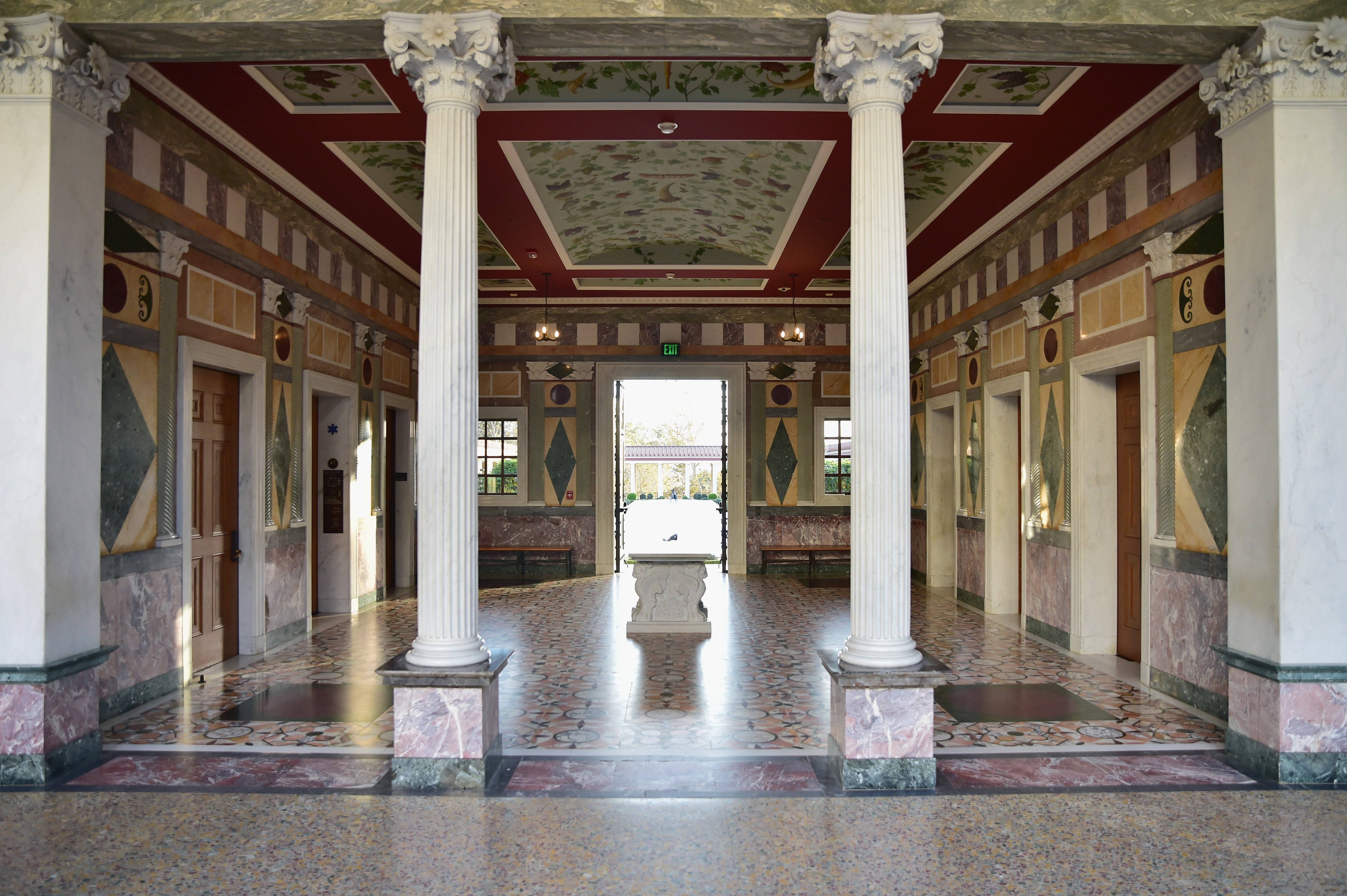 The Getty Villa’s interior has been built to withstand natural disasters