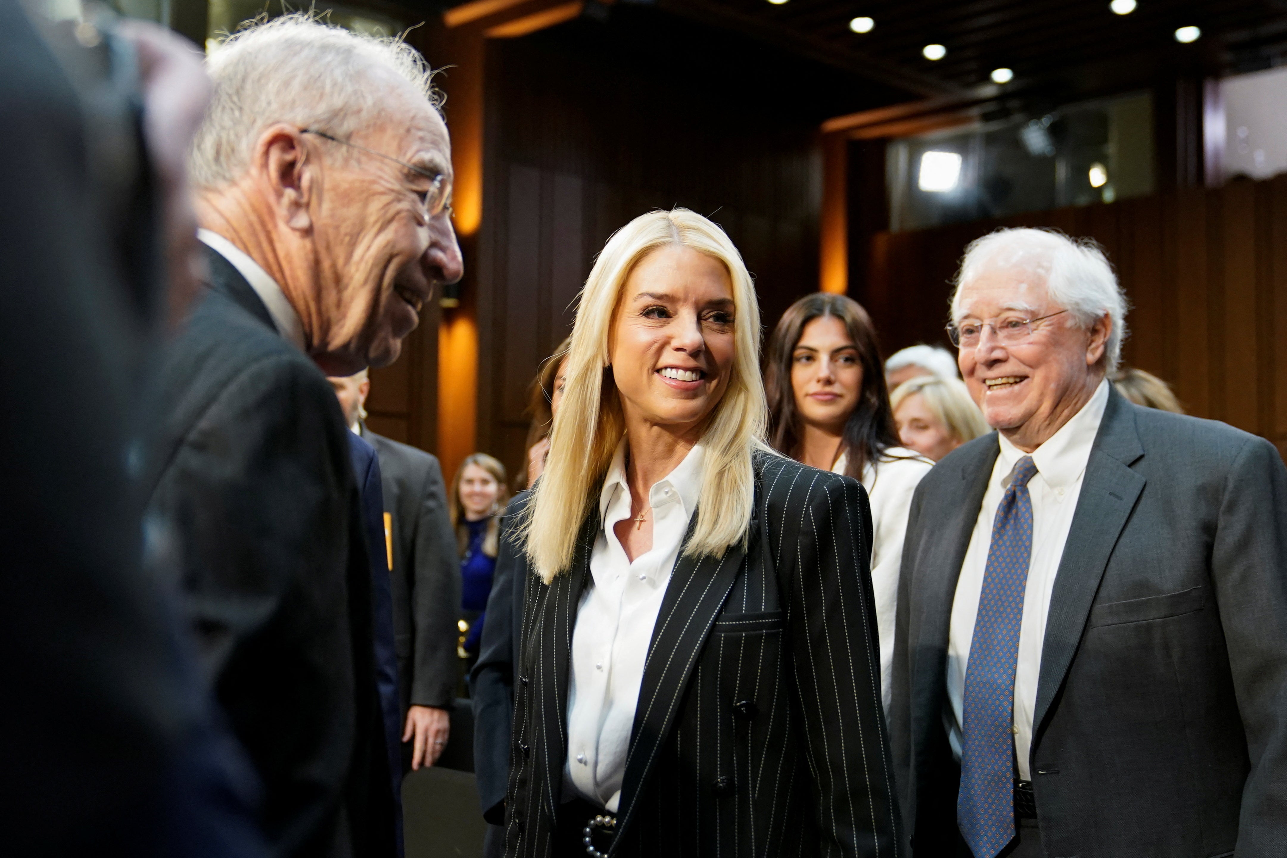 Pam Bondi had previously claimed there was fraud in the 2020 election but refused to discuss evidence while testifying during her Senate confirmation hearing for Trump’s attorney general