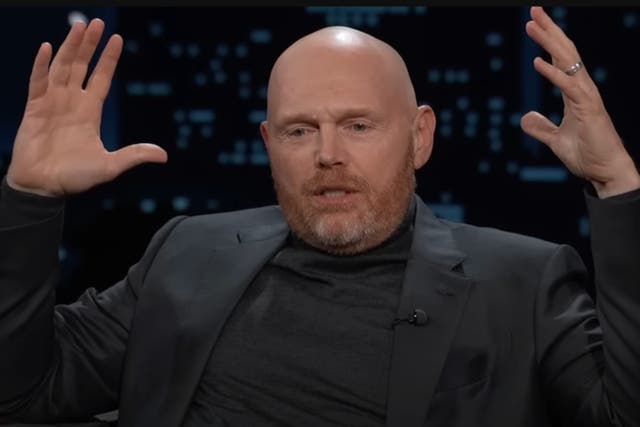 <p>Bill Burr appearing on Jimmy Kimmel Live! on January 14, 2025</p>
