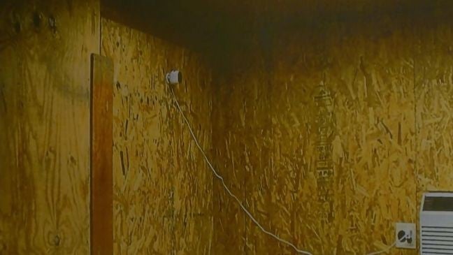 Det Robert Alford testified at the trial about the shed where the kids were kept, a room with security cameras