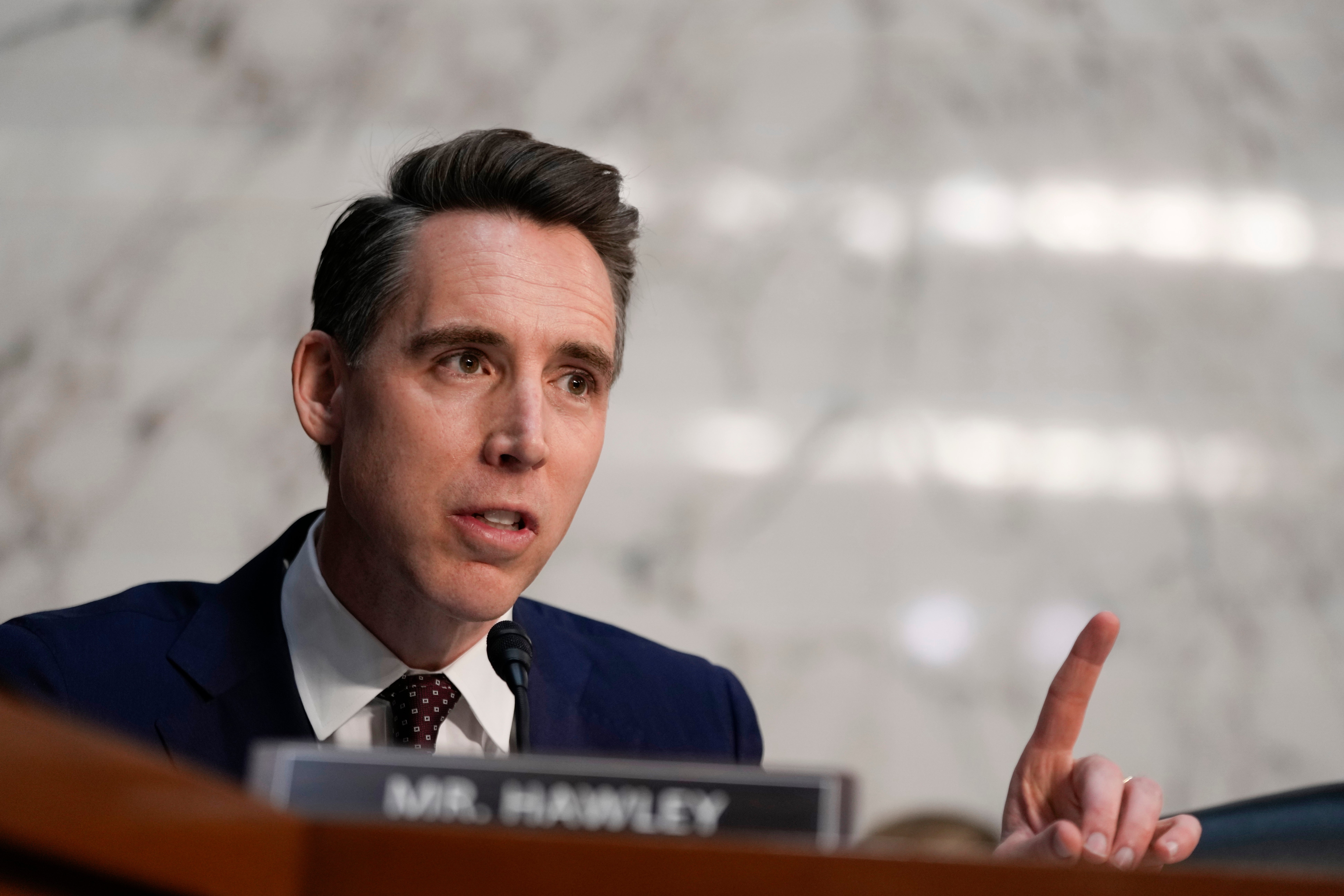 Sen. Josh Hawley (R-MO) lambasted his Republican colleagues’ proposal on provider taxes for Medicaid.