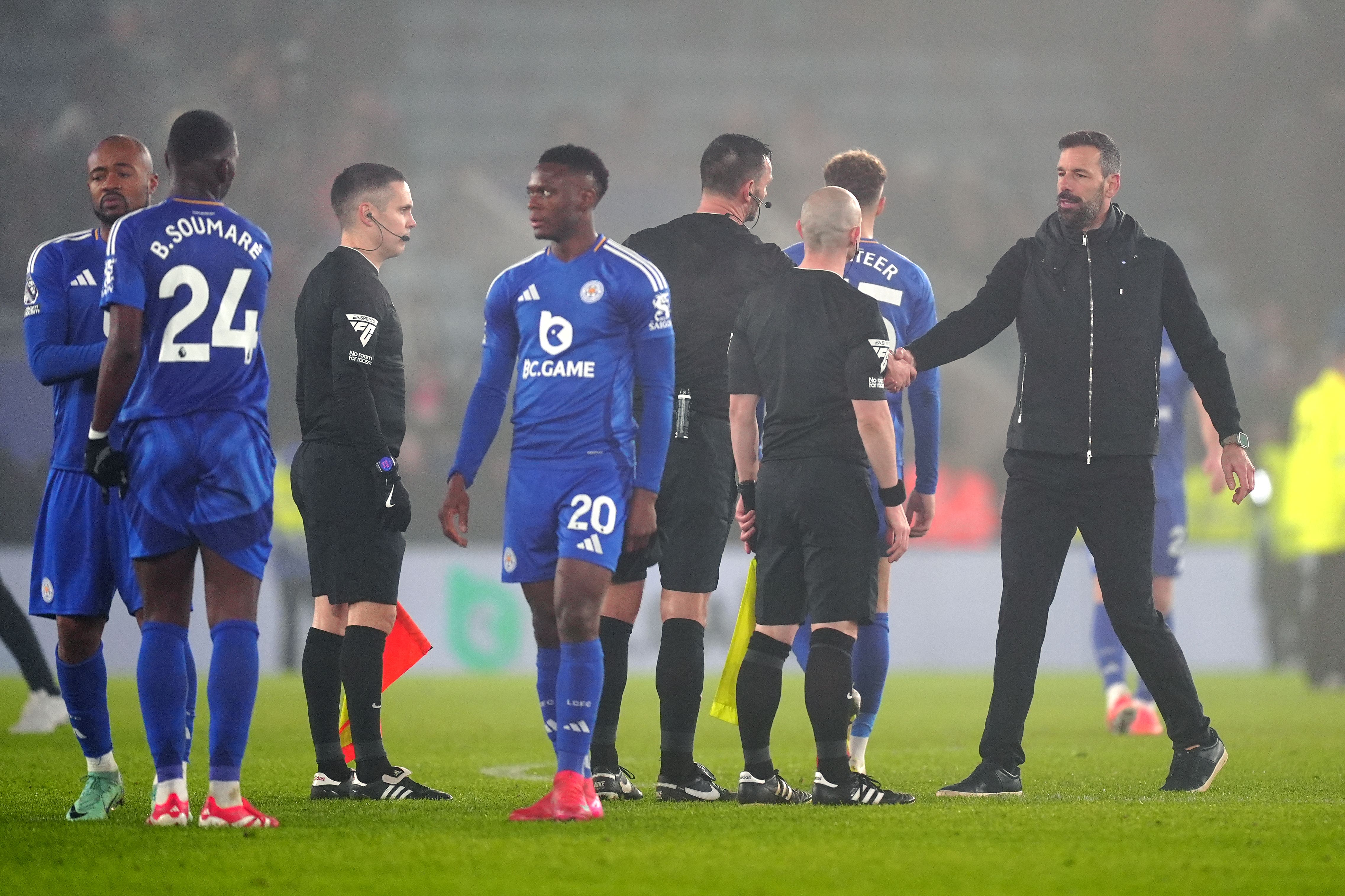 Ruud van Nistelrooy admitted the loss to Crystal Palace was a huge blow (Mike Egerton/PA)