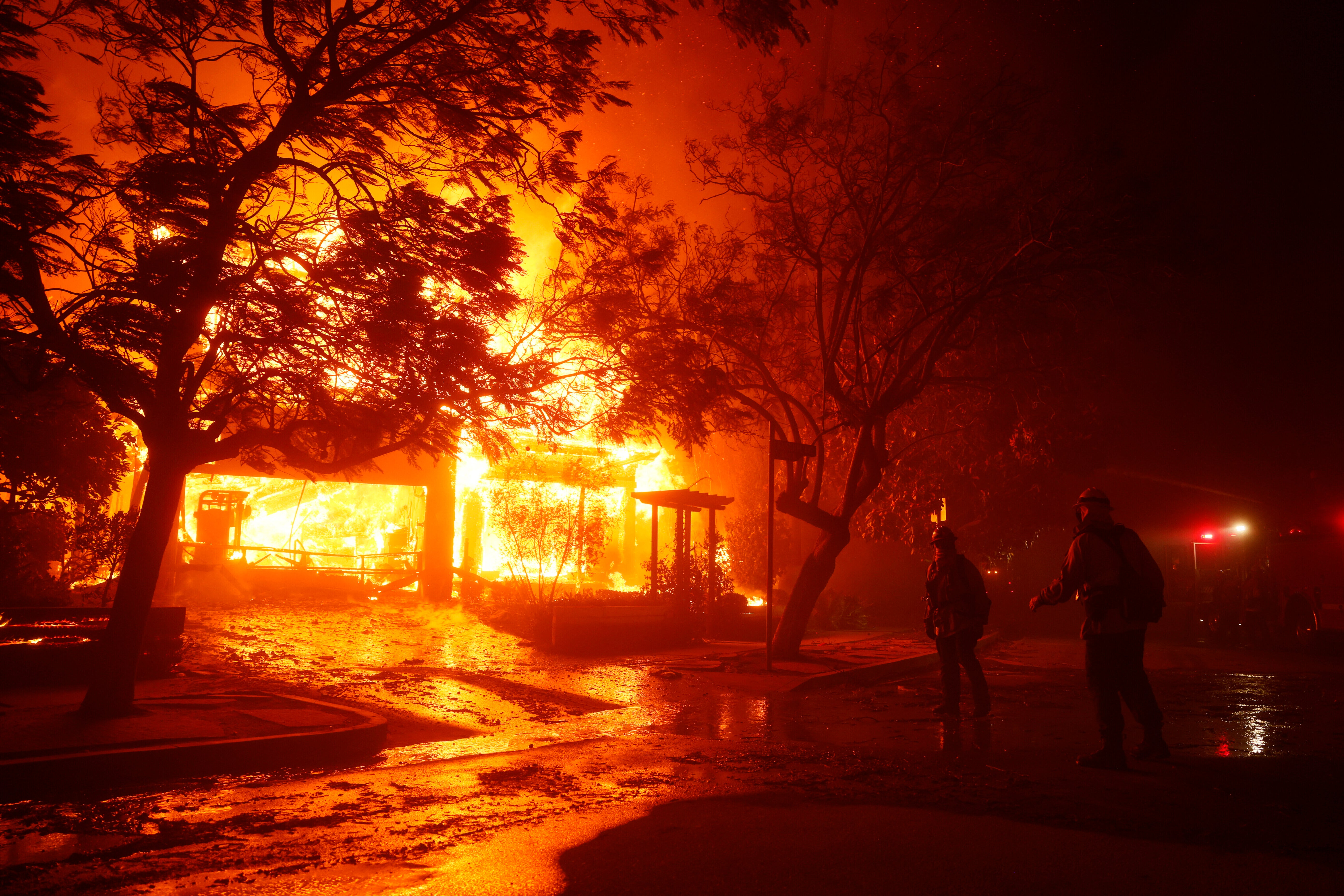 The devastating California wildfires have brought the Hollywood awards season into question