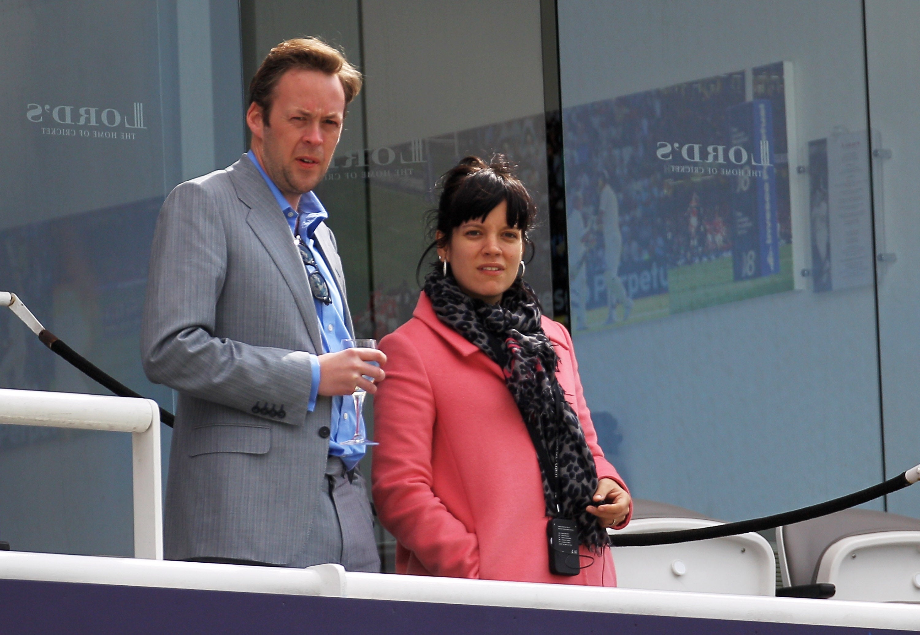 Alongside her ex-husband Sam Cooper