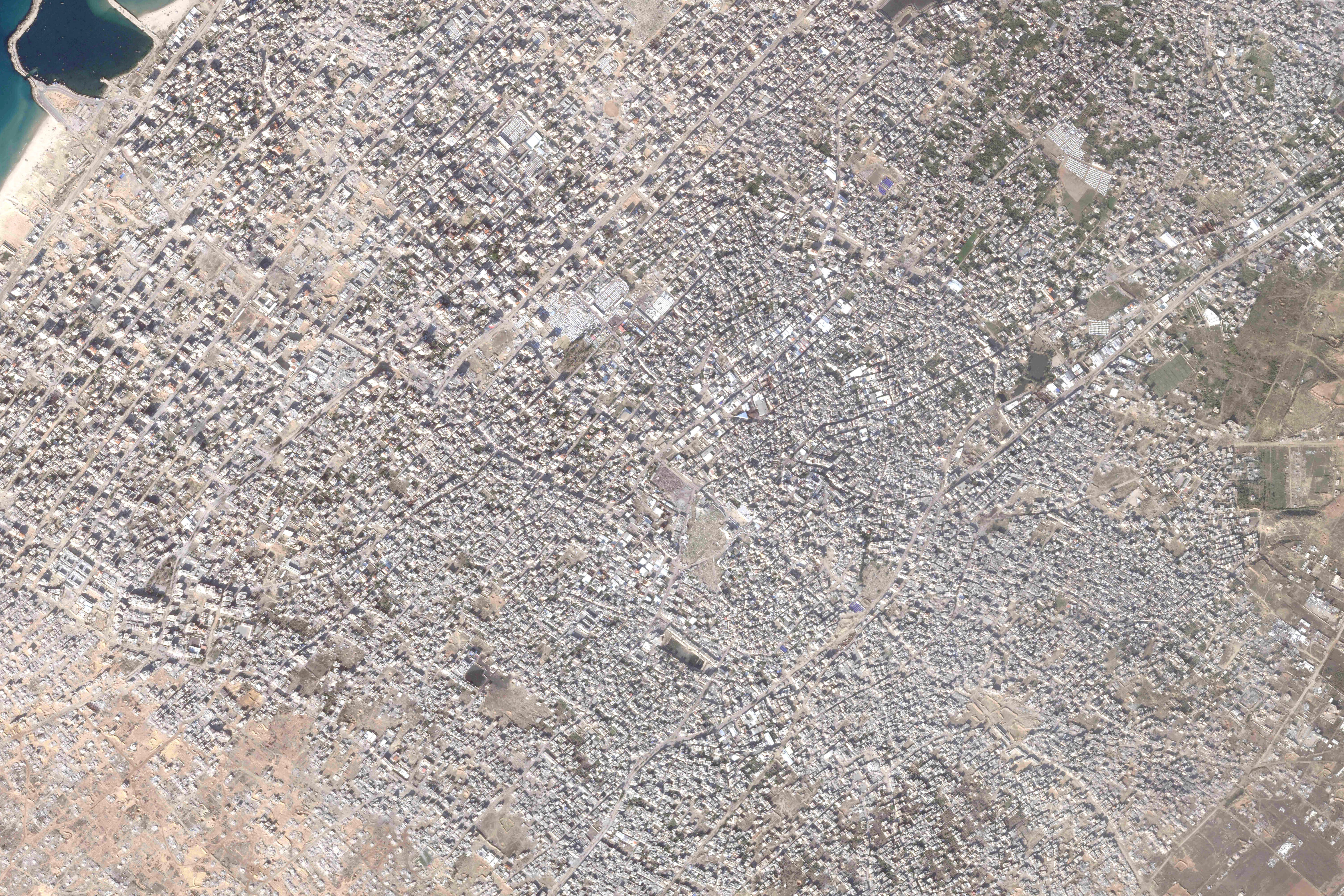 Mideast Wars Gaza Before and After