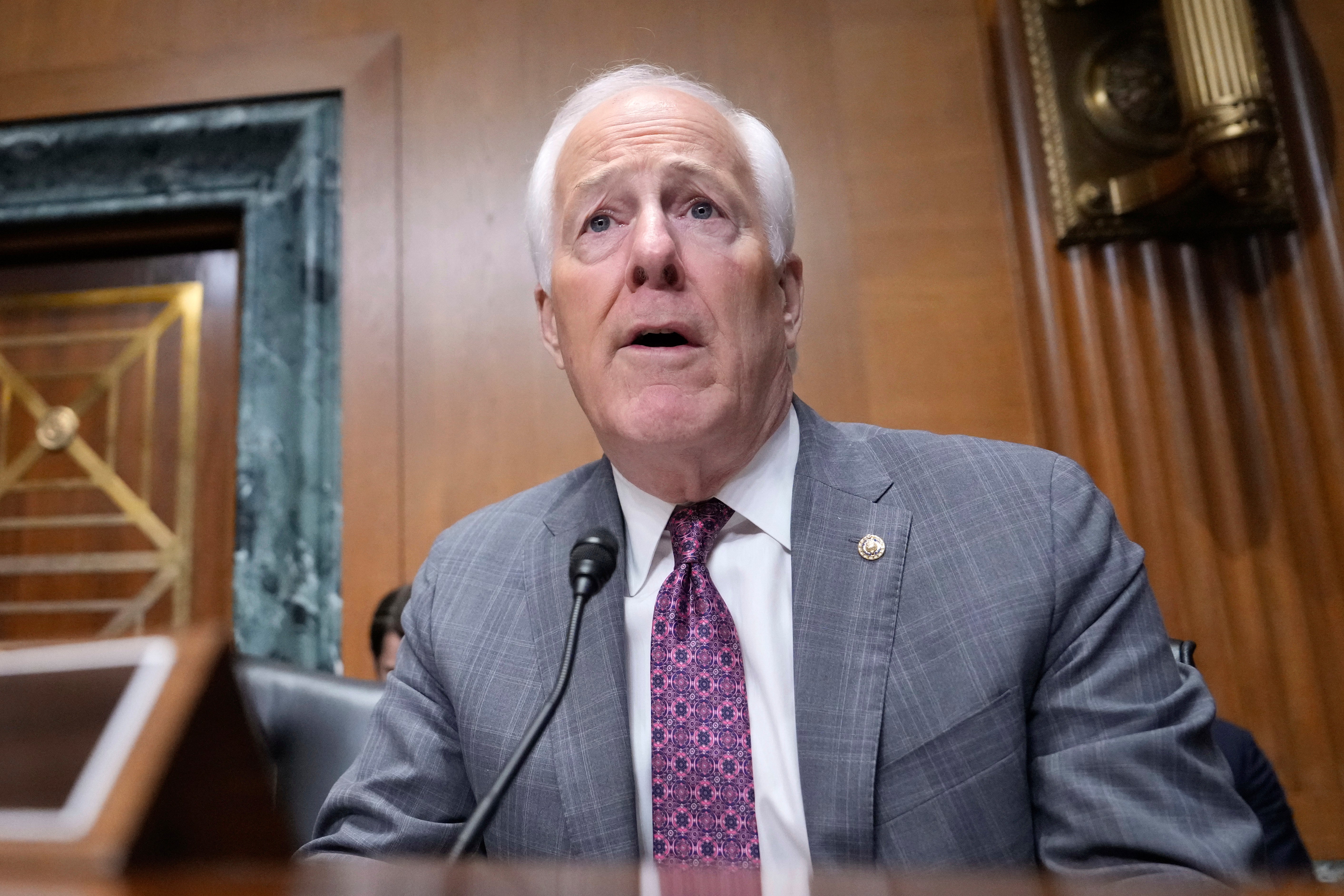 Sen. John Cornyn of Texas said that ‘Congress doesn’t have a role’ on Trump’s pardon of violent offenders convicted for their actions on January 6.