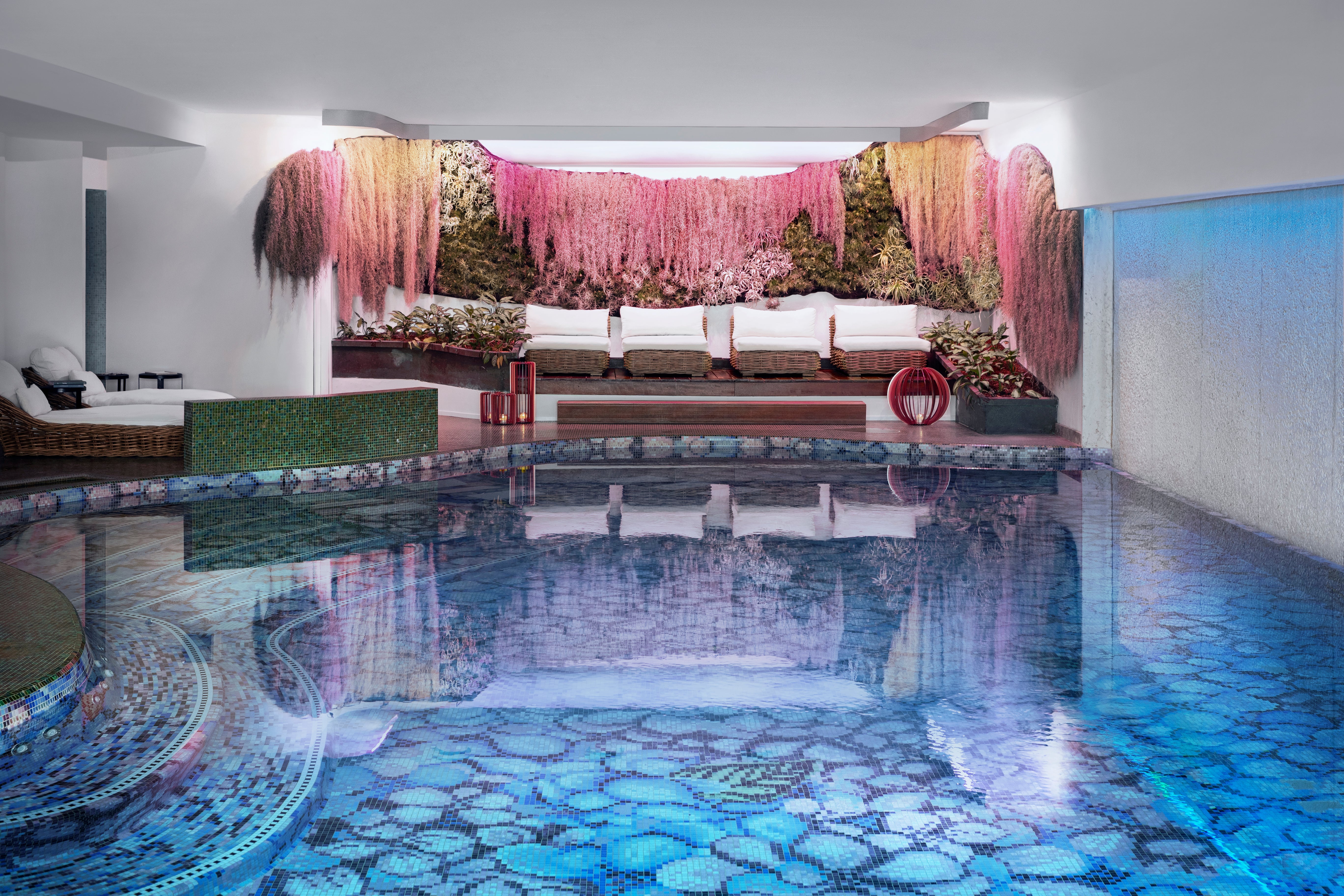 In the clear: you’ll never want to leave the property’s indoor pool